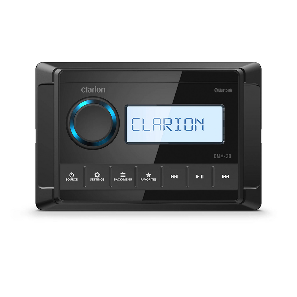 Clarion CMM-20, Marine Digital Media Receiver with High-Contrast Display (does not play CDs)