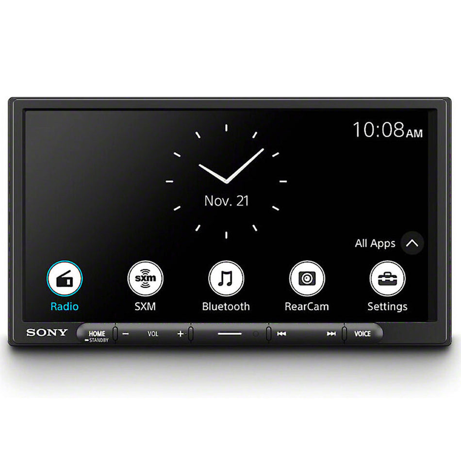 Sony XAV-AX3700, 6.95" Double Din Digital Multimedia Receiver w/ Apple CarPlay® and iDatalink® Maestro® Compatibility