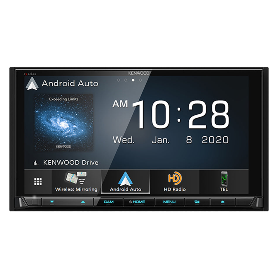 Kenwood DDX9707S, 6.95" DVD Multimedia Receiver w/ Wireless CarPlay and Android Auto