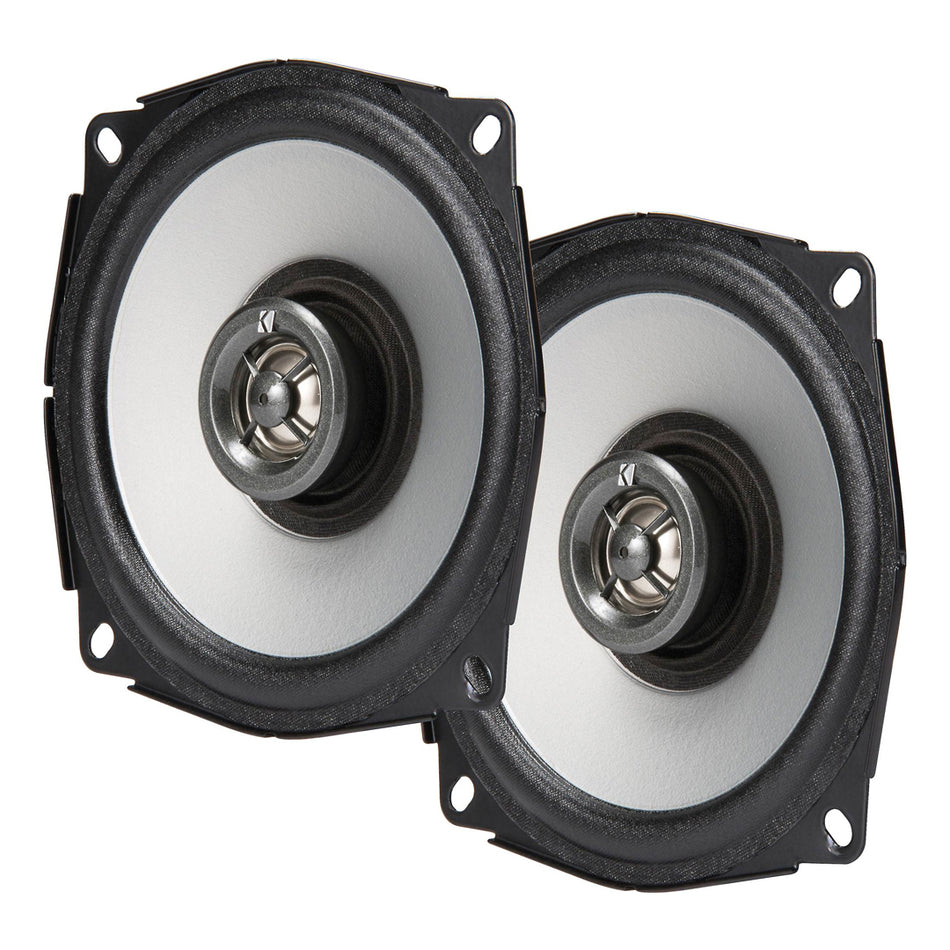 Kicker PSC654, PS Series 6.5" PowerSports Weather-Proof Coaxial Speakers, 4-Ohm (42PSC654)