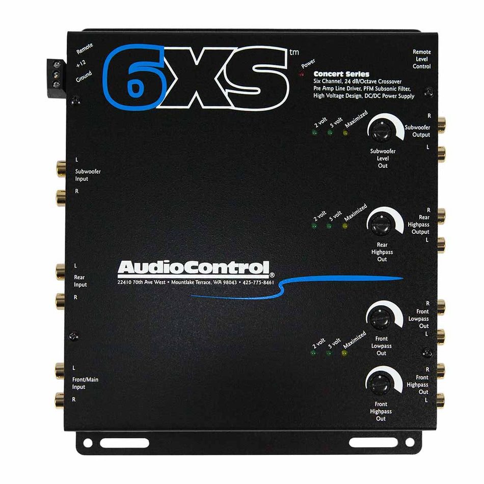 AudioControl 6XS, 6 Channel Electronic Crossover