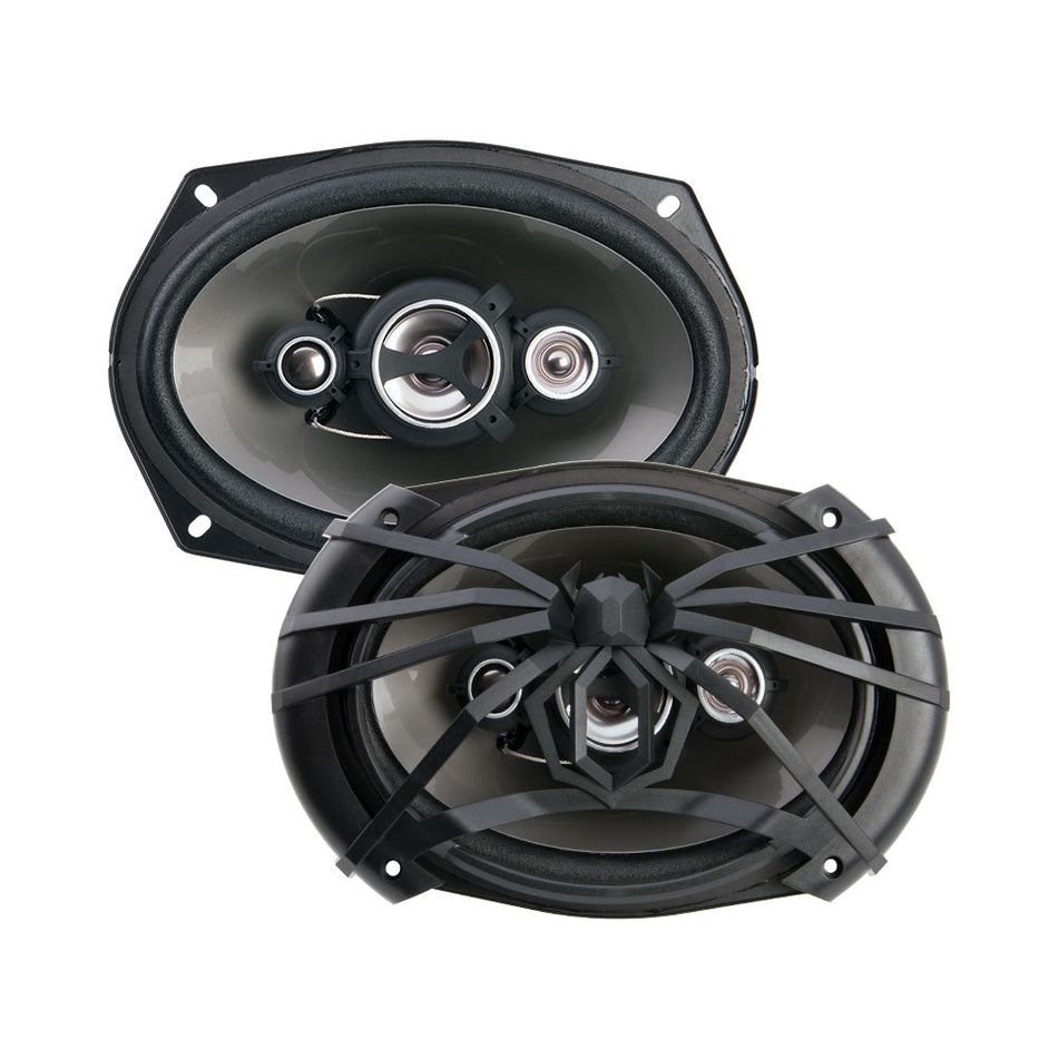 Soundstream AF.694, Arachnid 4 Way 6"x9" Coaxial Car Speaker, 500W