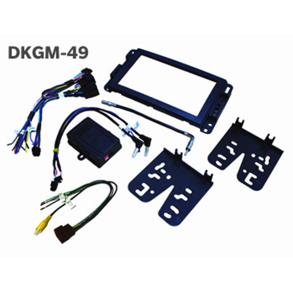 Crux DKGM-49, Radio Replacement w/ Dash Kit Radio Replacement with SWC Retention for GM LAN 29 Bit  Vehicles (Double DIN Dask Kit Included)