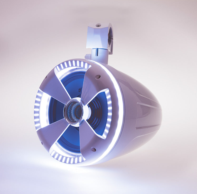 Soundstream LED-6W, Marine 6.5" Bright White LED Speaker Rings