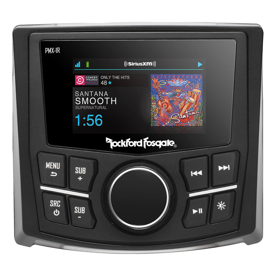 Rockford Fosgate PMX-1R, Punch 2.7" Wet Bonded IPx6 Color Wired Remote