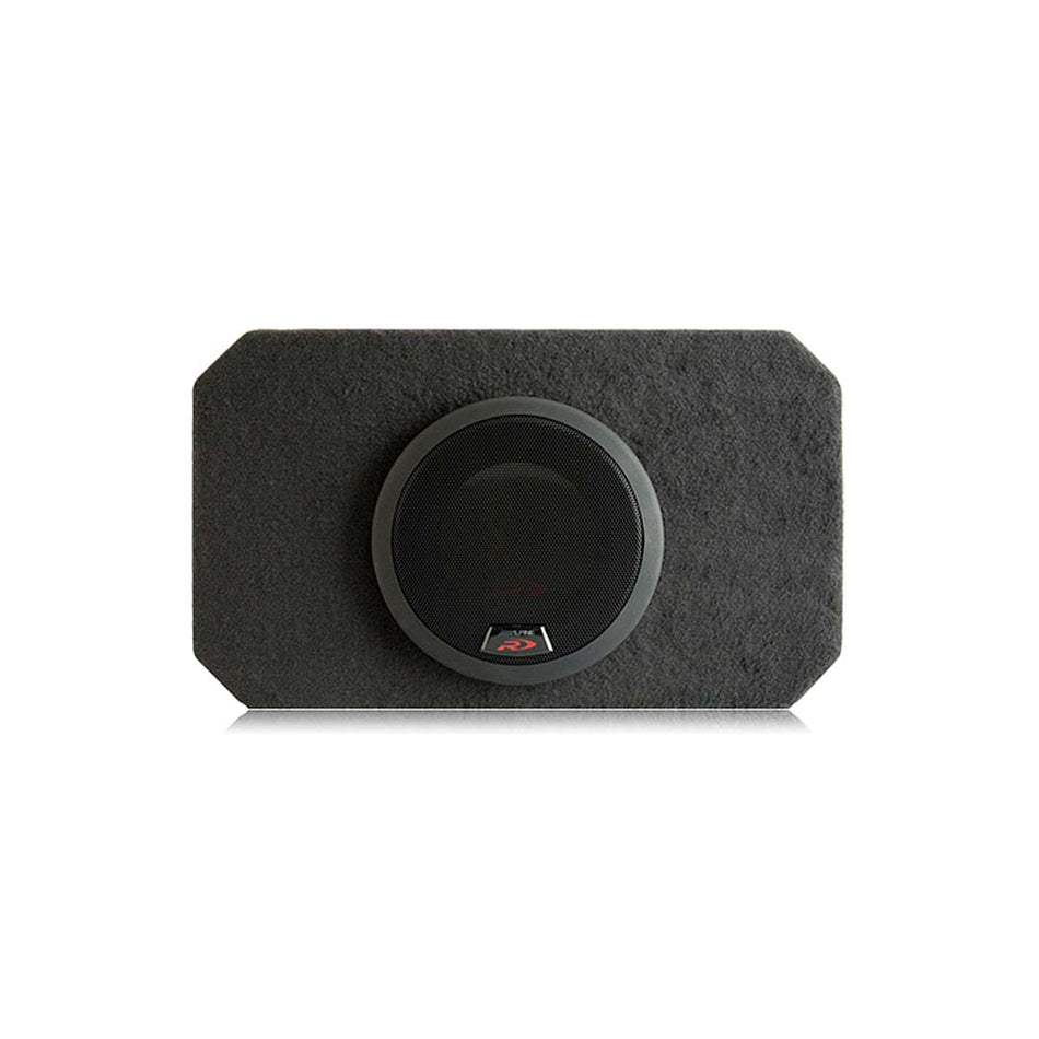 Alpine SBR-S8-4, Compact R Series Loaded 8" Subwoofer Enclosure System with Slot Vent