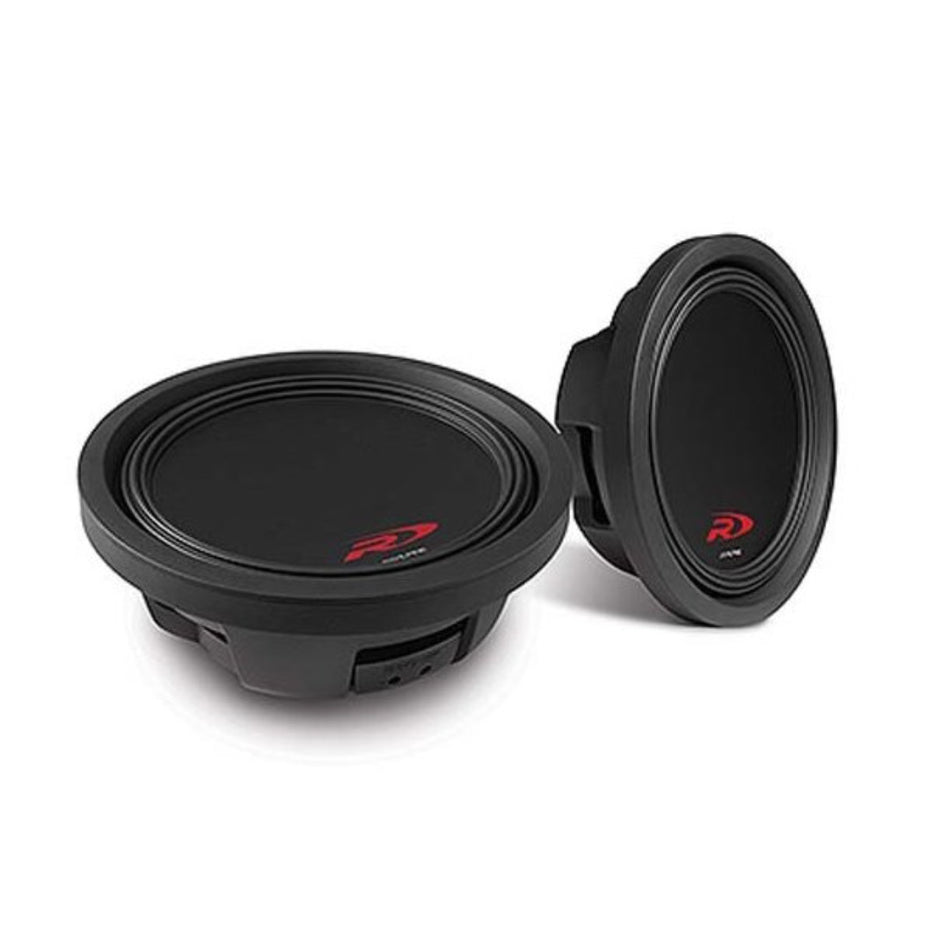 Alpine SWR-T12, R Series Single 4 Ohm Voice Coil 1800 Watts Shallow Subwoofer, 12"