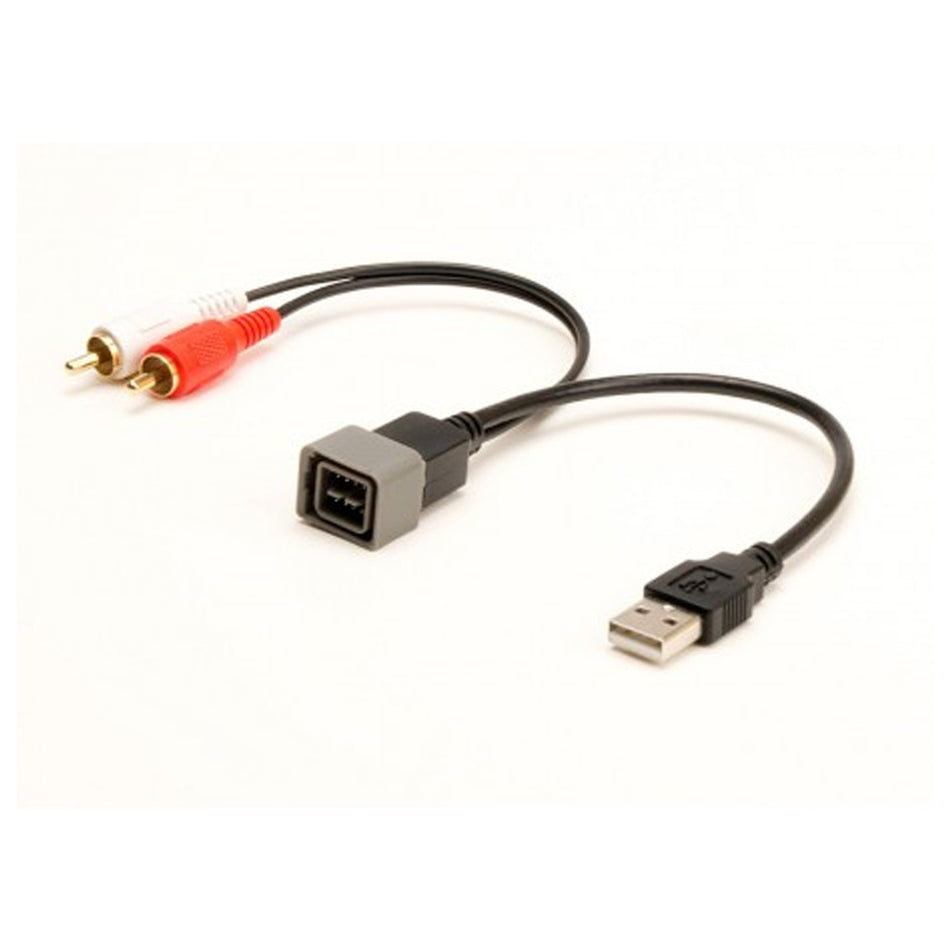 PAC USB-NI1, USB Port Retention Cable for Nissan Vehicles 2011 and Newer, w/ 8 Pin Connector