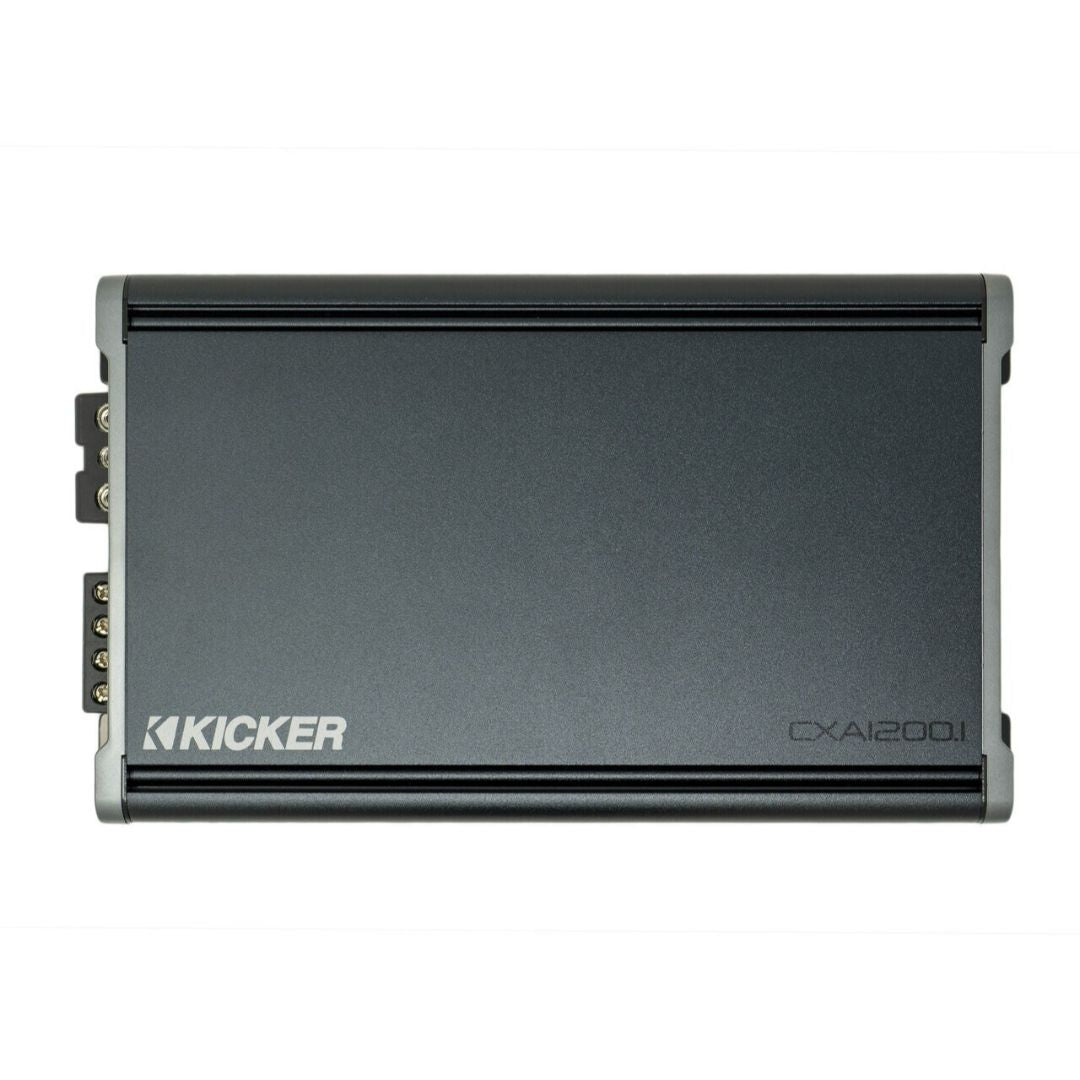 Kicker CXA12001, CX Series Mono Class D Subwoofer Amplifier - 1200 Watts  (46CXA12001)