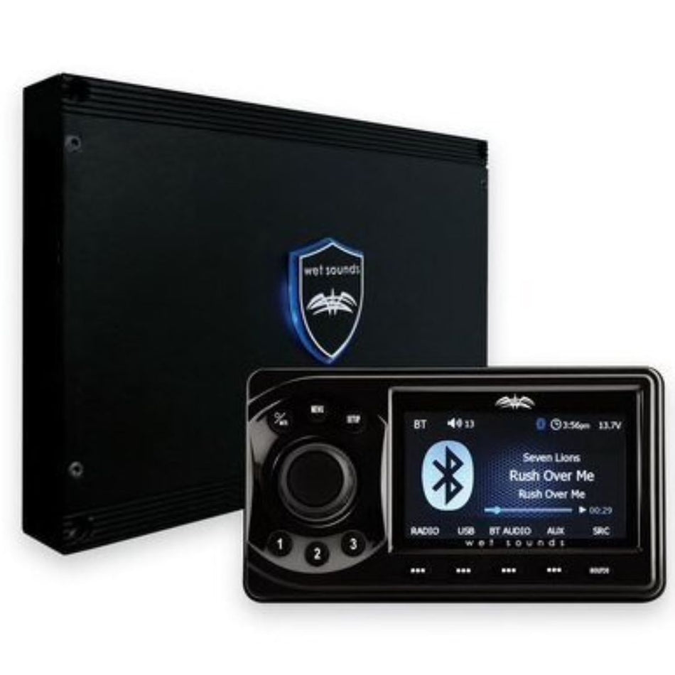 Wet Sounds WS-MC-1, Media Center 1 - Includes the MC-BB Black Box and the MC-MD Marine Display in a Kit