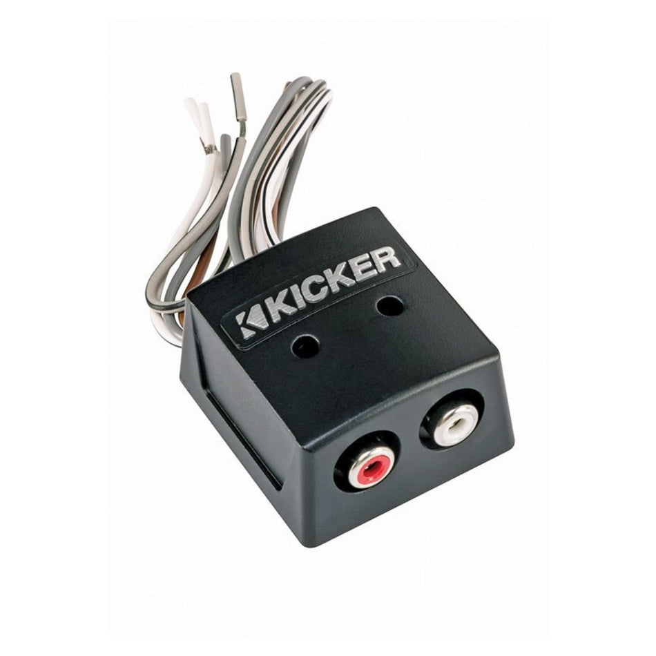 Kicker KISLOC, 2-channel Speaker to RCA Converter, w/ LOC (46KISLOC)