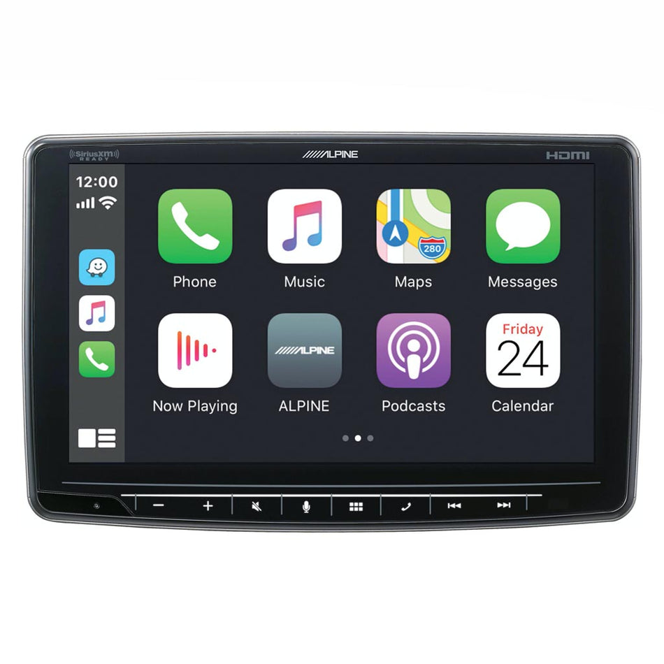 Alpine iLX-F409, Halo 9" Touchscreen Digital Multimedia Receiver w/ CarPlay & Android Auto