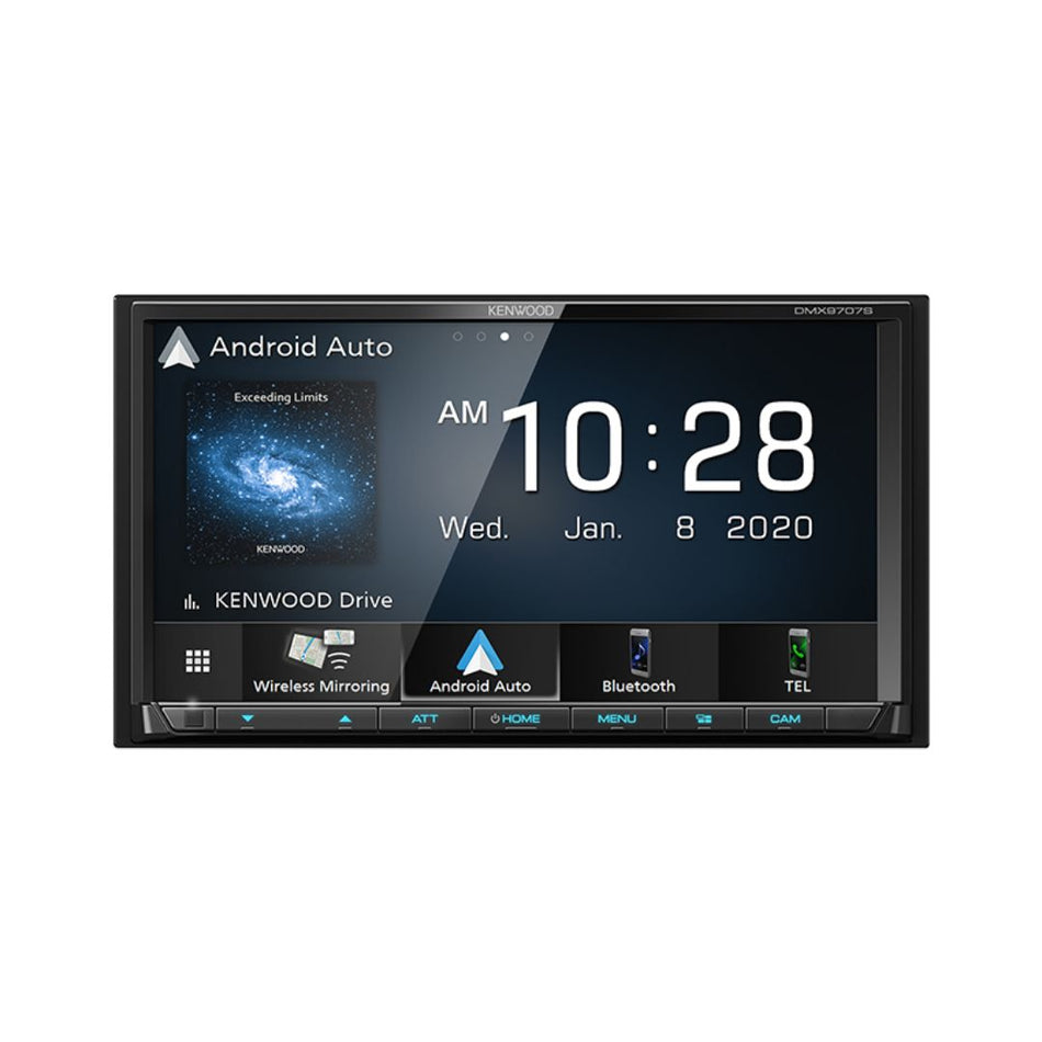 Kenwood DMX9707S, 6.95" Digital Multimedia Receiver w/ Wireless CarPlay and Android Auto (Does not play CDs)