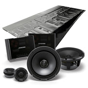 Alpine HDZ-65C, Status Series Hi-Res 6.5" 2-Way Speakers + Damping Kit Bundle