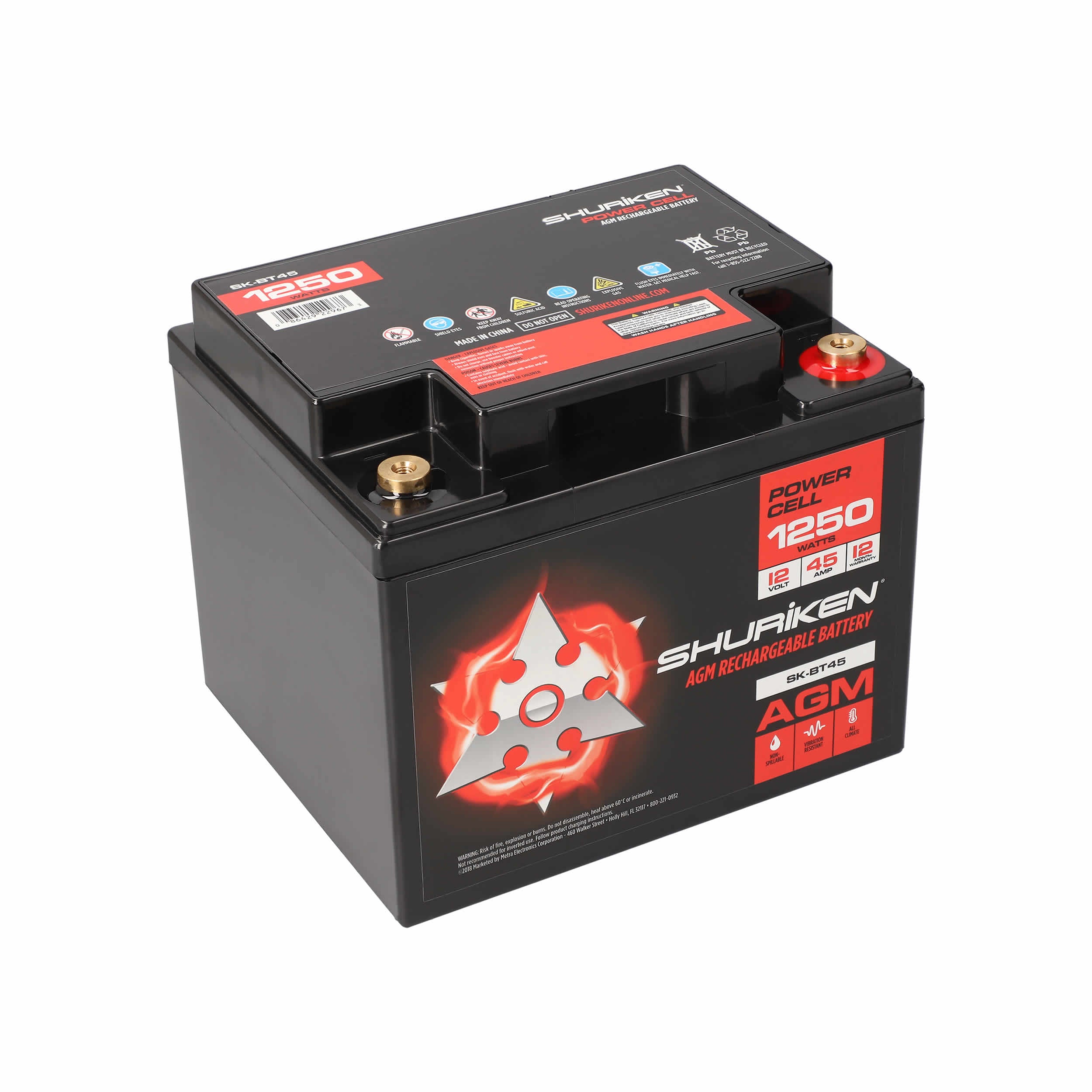 Shuriken SK-BT45, Battery '1200' 45 Amp Hour