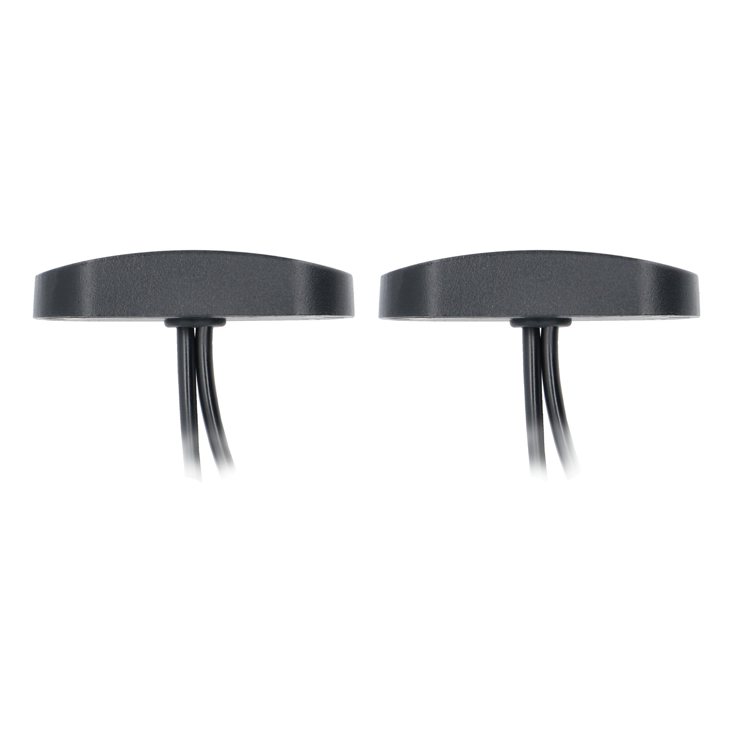 HEISE HE-ROCK-WHT, .(2)Black Pod White LED