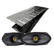 Kicker CSC4104, CS Series 4x10 2 Way Coaxial Car Speakers + Damping Kit Bundle