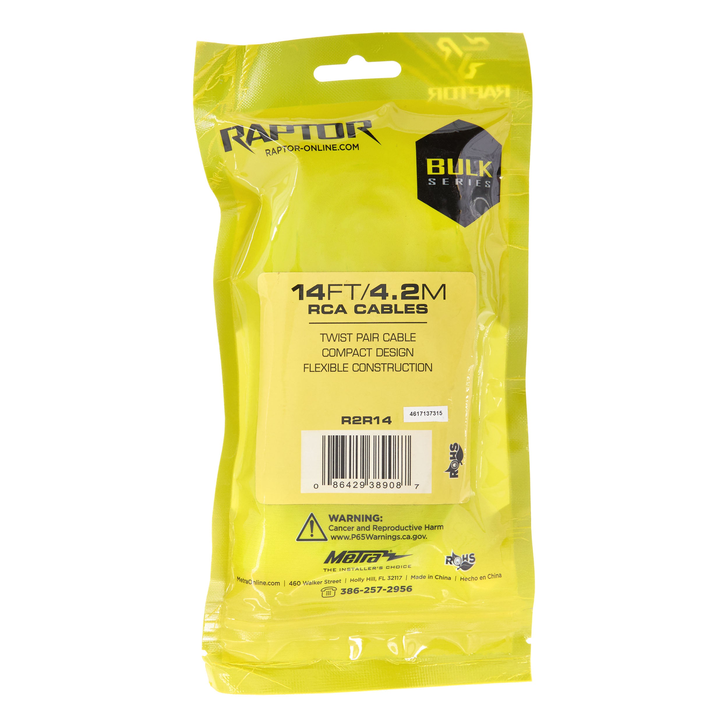 Raptor R2R14, RCA 2ch 14'