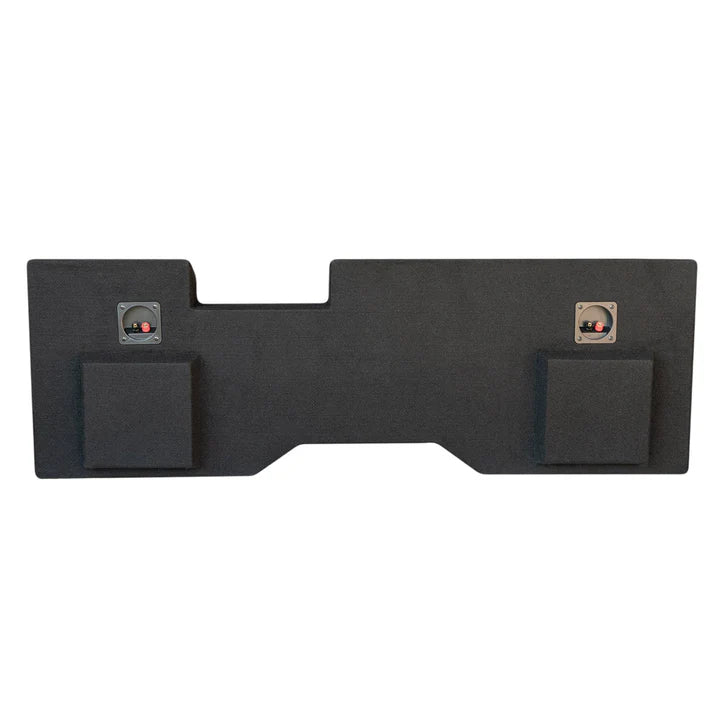 SoundBox Chevy Silverado / GMC Sierra Crew Cab 2014-2018 Dual Ported 12" Downfire Subwoofer Enclosure, BedLiner Finish