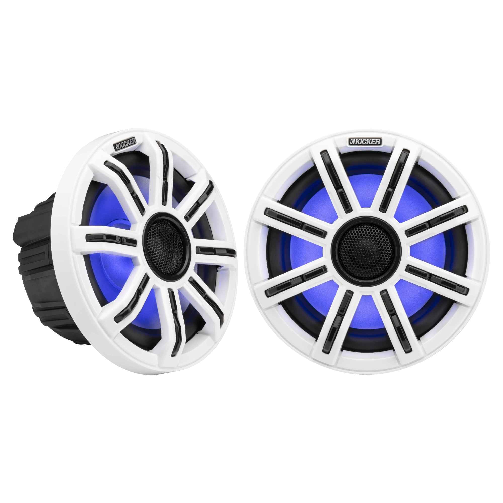 Kicker MSC8, MSC Premium 8" 2-Way Coaxial 4 Ohm Marine Speakers (51MSC8)