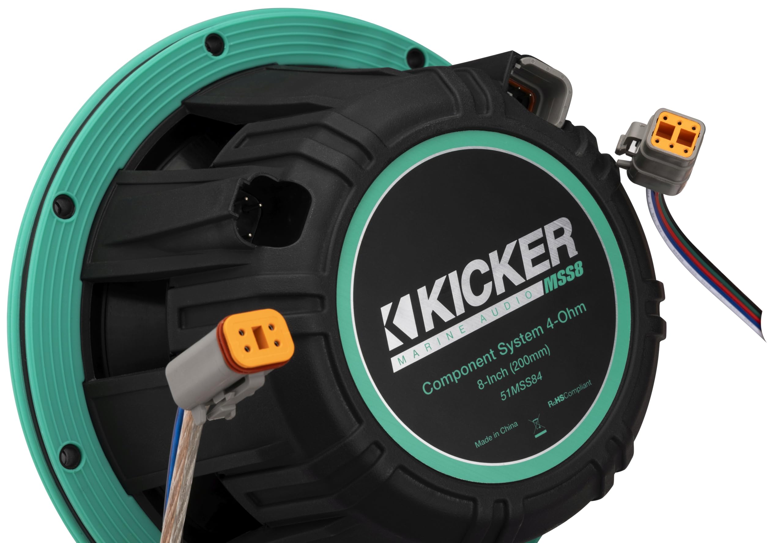 Kicker MSS8, MSS Premium 8" Component 4 Ohm Marine Speakers (51MSS8)