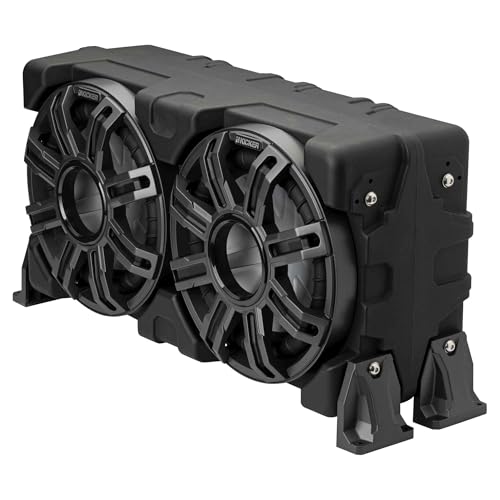 Kicker MWLE10, MWLE 10" Loaded Premium Marine Subwoofer Enclosure w/ Passive Radiator 4 Ohm (51MWLE104)