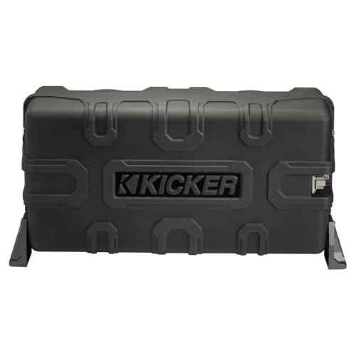 Kicker MWLE10, MWLE 10" Loaded Premium Marine Subwoofer Enclosure w/ Passive Radiator 4 Ohm (51MWLE104)