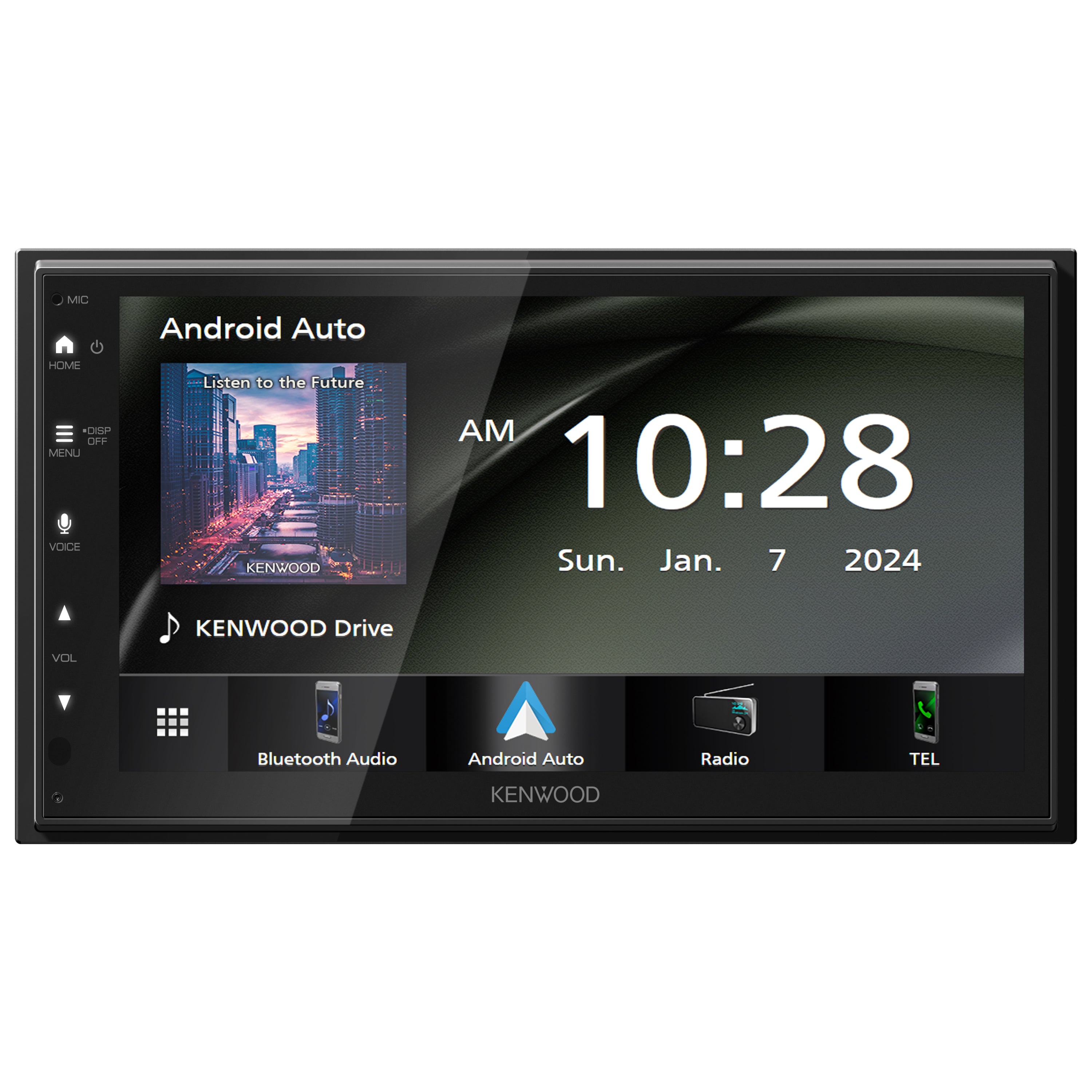 Kenwood DMX5710S, 6.8" Double DIN Digital Multimedia Receiver w/ Wireless CarPlay & Android Auto