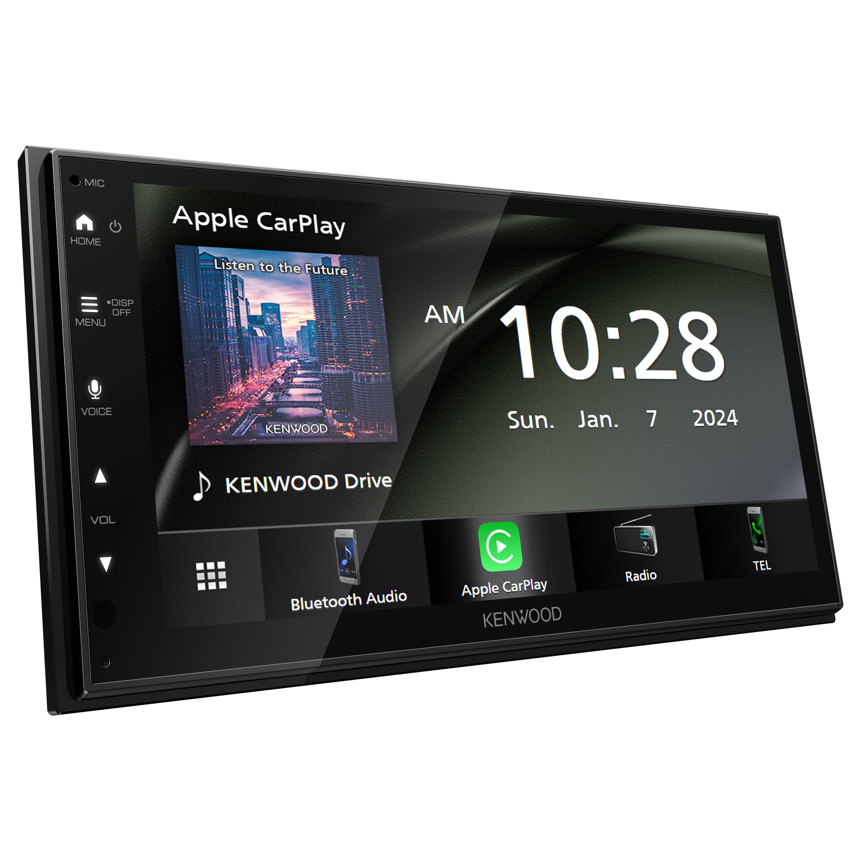 Kenwood DMX5710S, 6.8" Double DIN Digital Multimedia Receiver w/ Wireless CarPlay & Android Auto