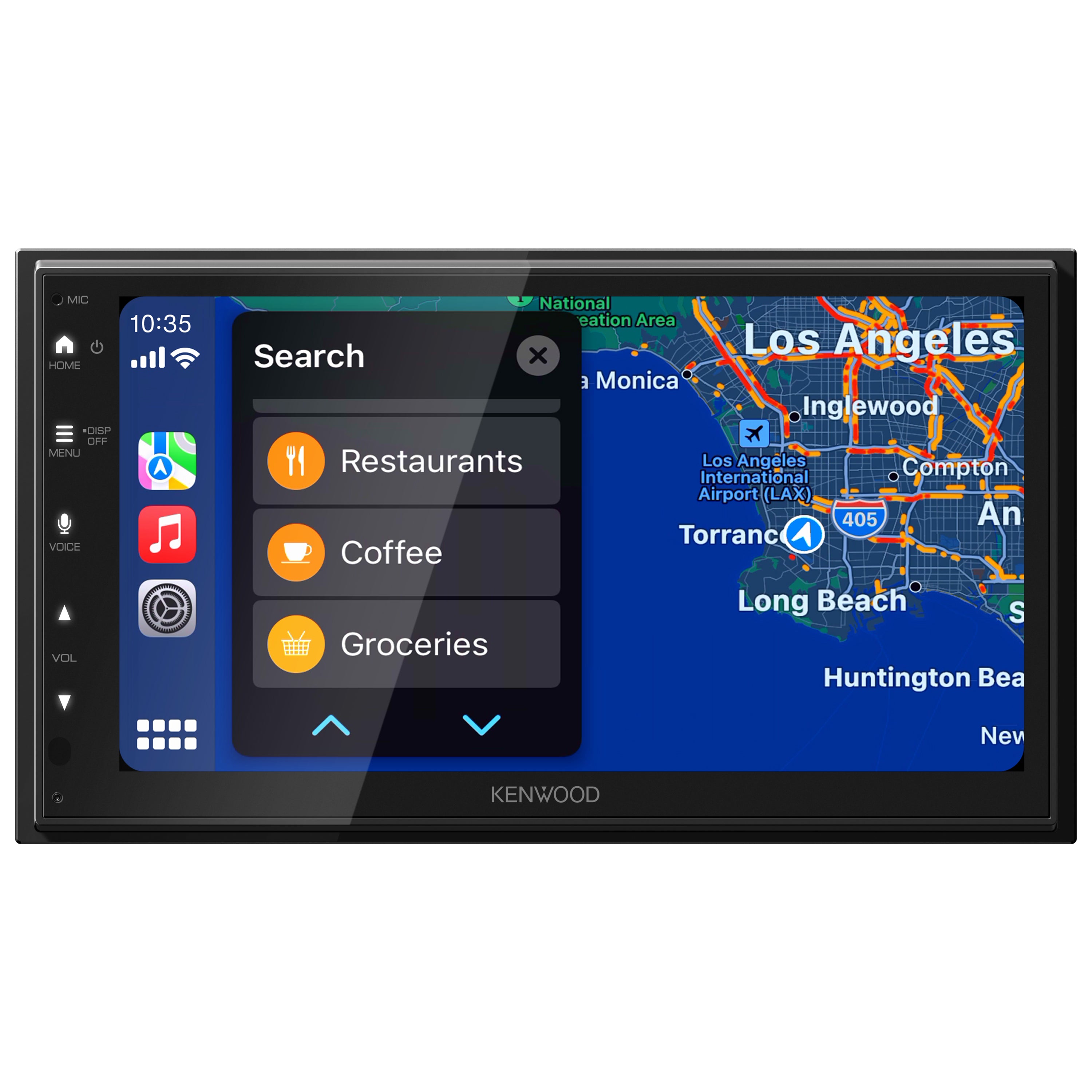 Kenwood DMX5710S, 6.8" Double DIN Digital Multimedia Receiver w/ Wireless CarPlay & Android Auto