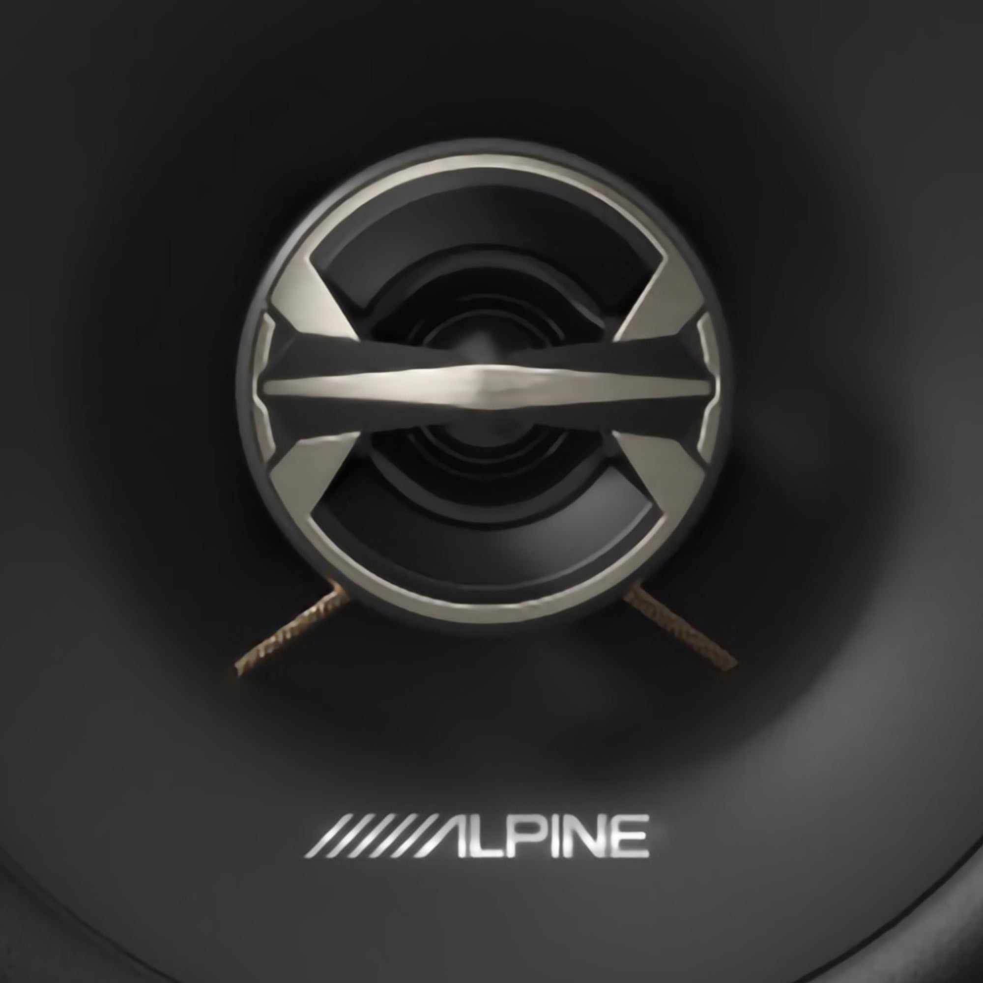 Alpine EL-E65-G 6.5-Inch 2-Way Coaxial Speakers with Grille Bundle, 4 Speakers