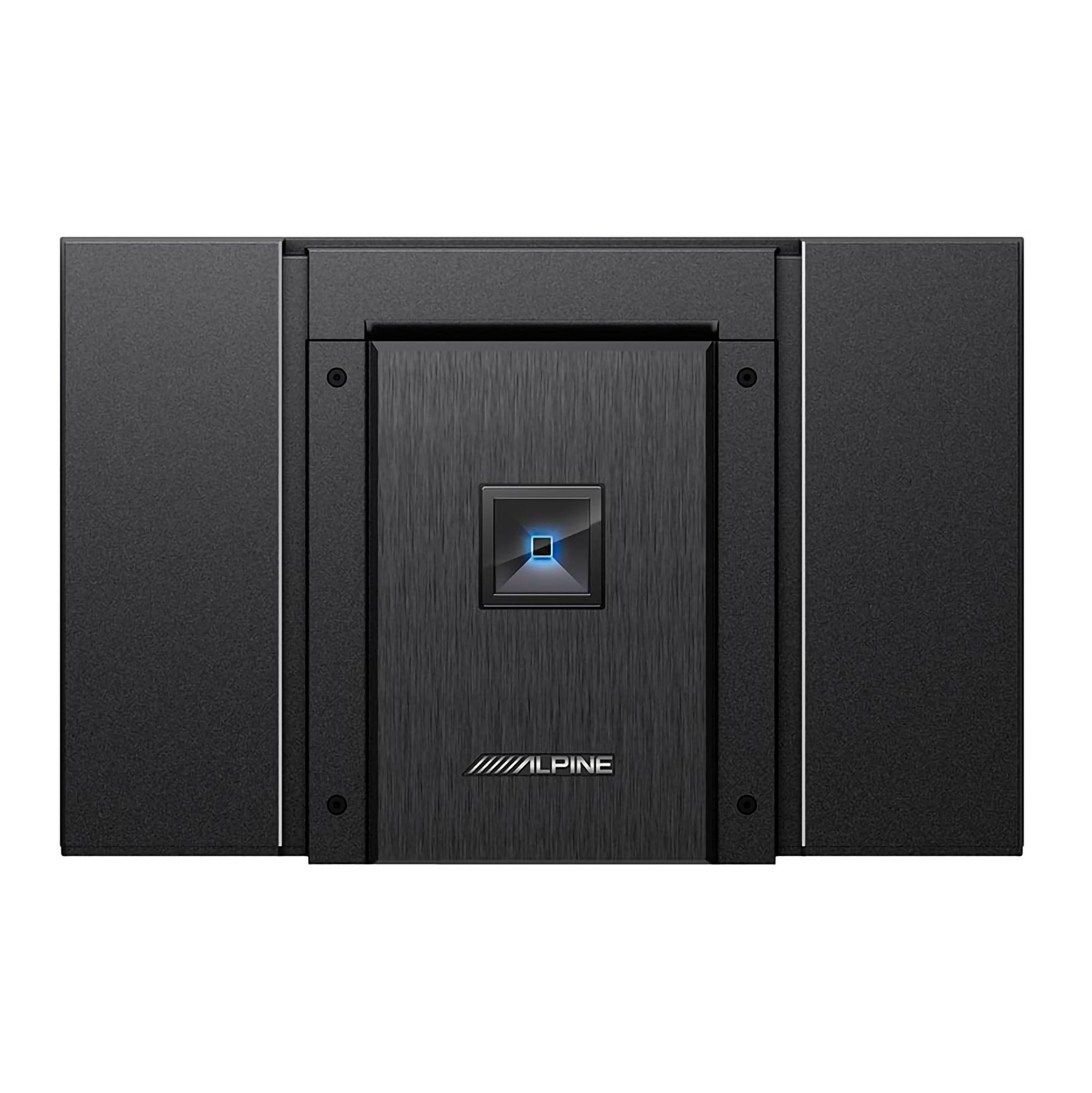 Alpine HDA-F60 Status Series Hi-Res 4 Channel Amplifier, 480W with AudioControl LC2i 2 Channel Line-Output Converter and AccuBASS Bundle