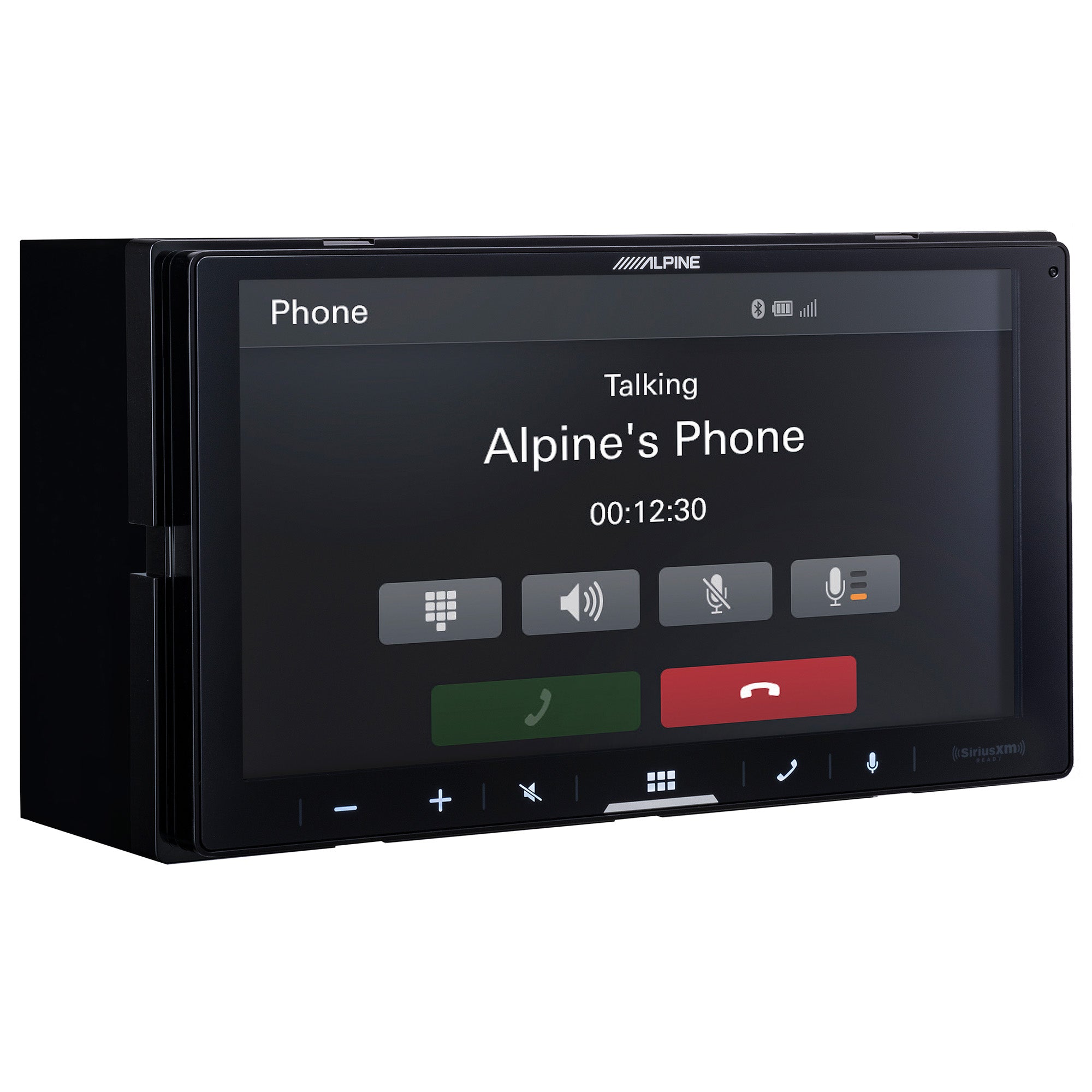 Alpine ILX-W670 7-Inch Double DIN Multimedia Receiver with Apple CarPlay Android Auto and Alpine KTA-200M PowerStack Class D Monoblock Subwoofer Amplifier Bundle