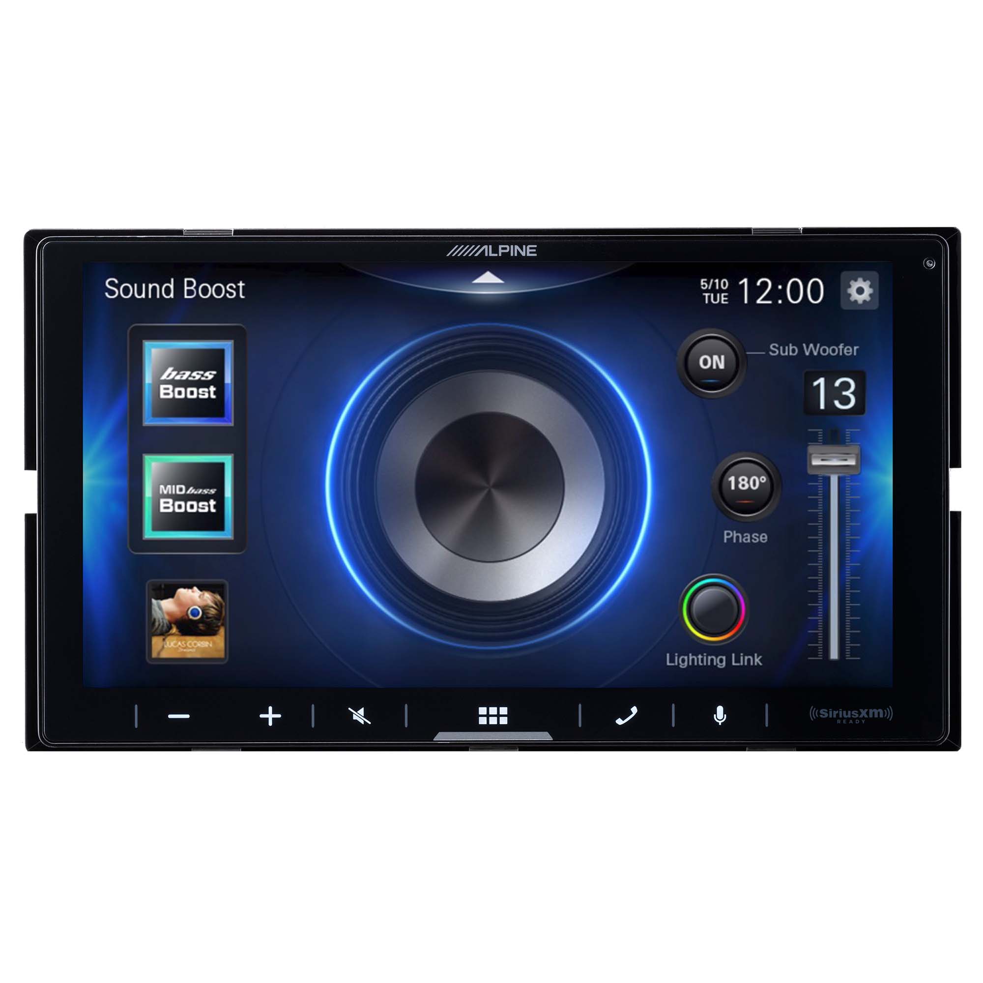 Alpine ILX-W670 7-Inch Double DIN Multimedia Receiver with Apple CarPlay Android Auto and Alpine KTA-450 Power Pack Class D 4 Channel Amplifier 400 Watts DPP Bundle