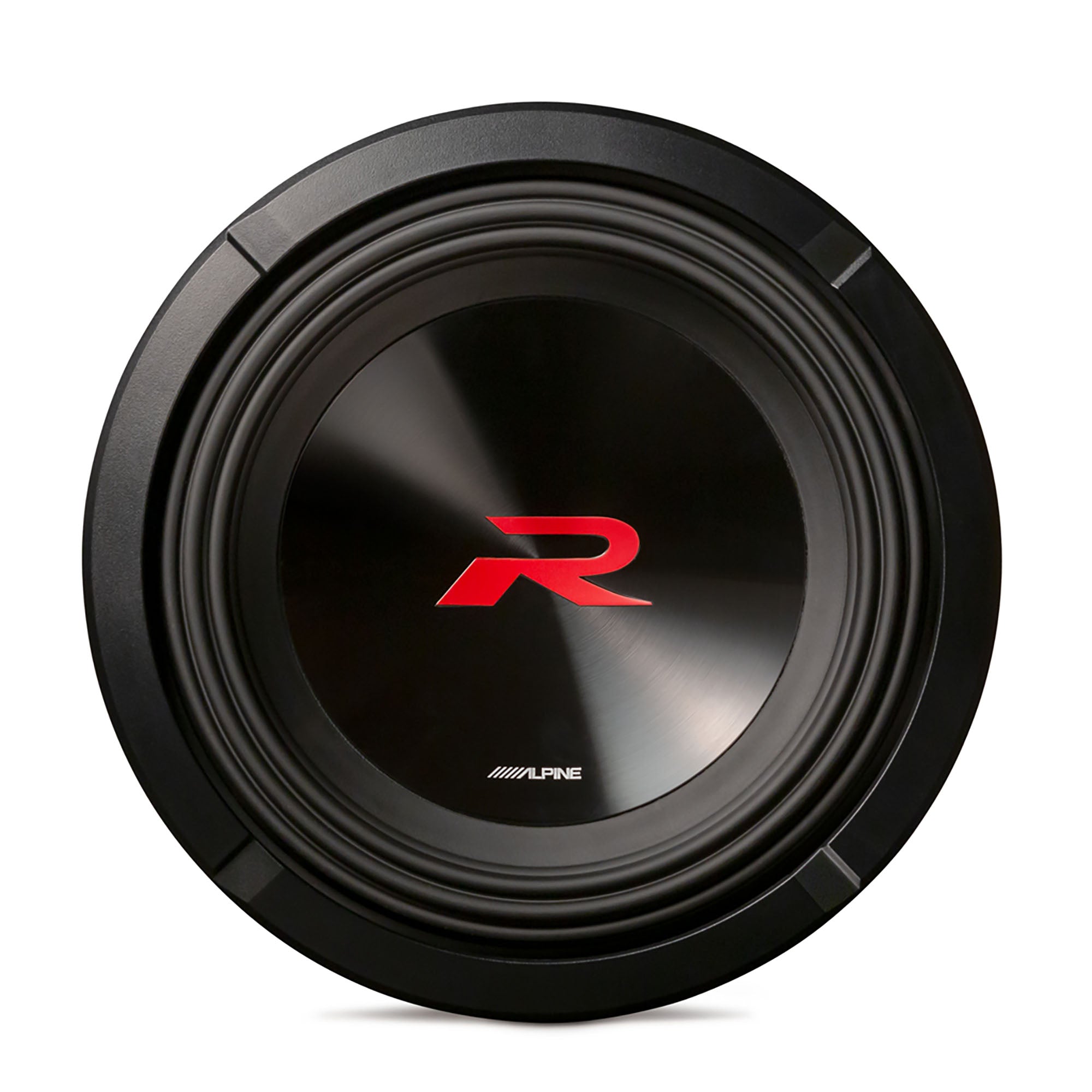 Alpine R2-W10D2 R Series 10 Dual 2-Ohm Subwoofer with Alpine KTE-10G.3 10 Subwoofer Grille for Select Alpine Subwoofers Bundle