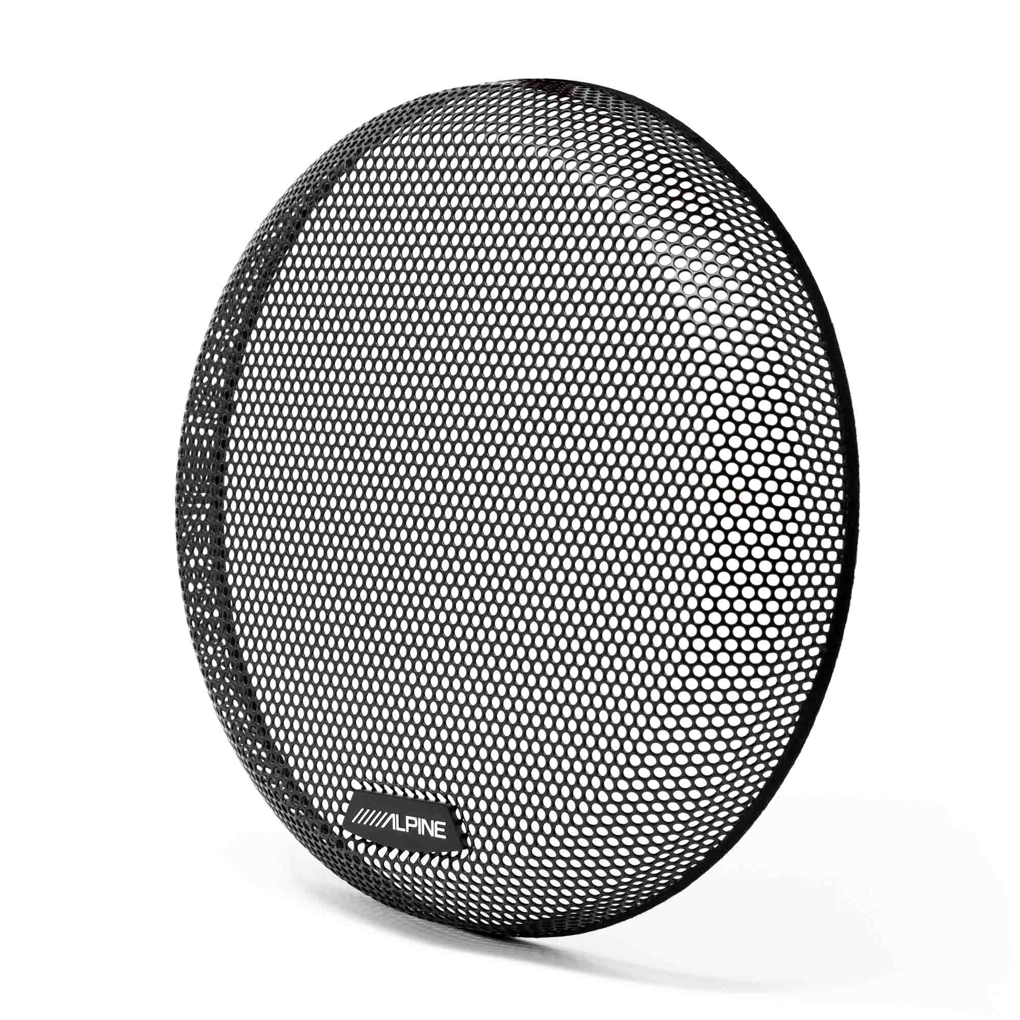 Alpine R2-W10D2 R Series 10 Dual 2-Ohm Subwoofer with Alpine KTE-10G.3 10 Subwoofer Grille for Select Alpine Subwoofers Bundle