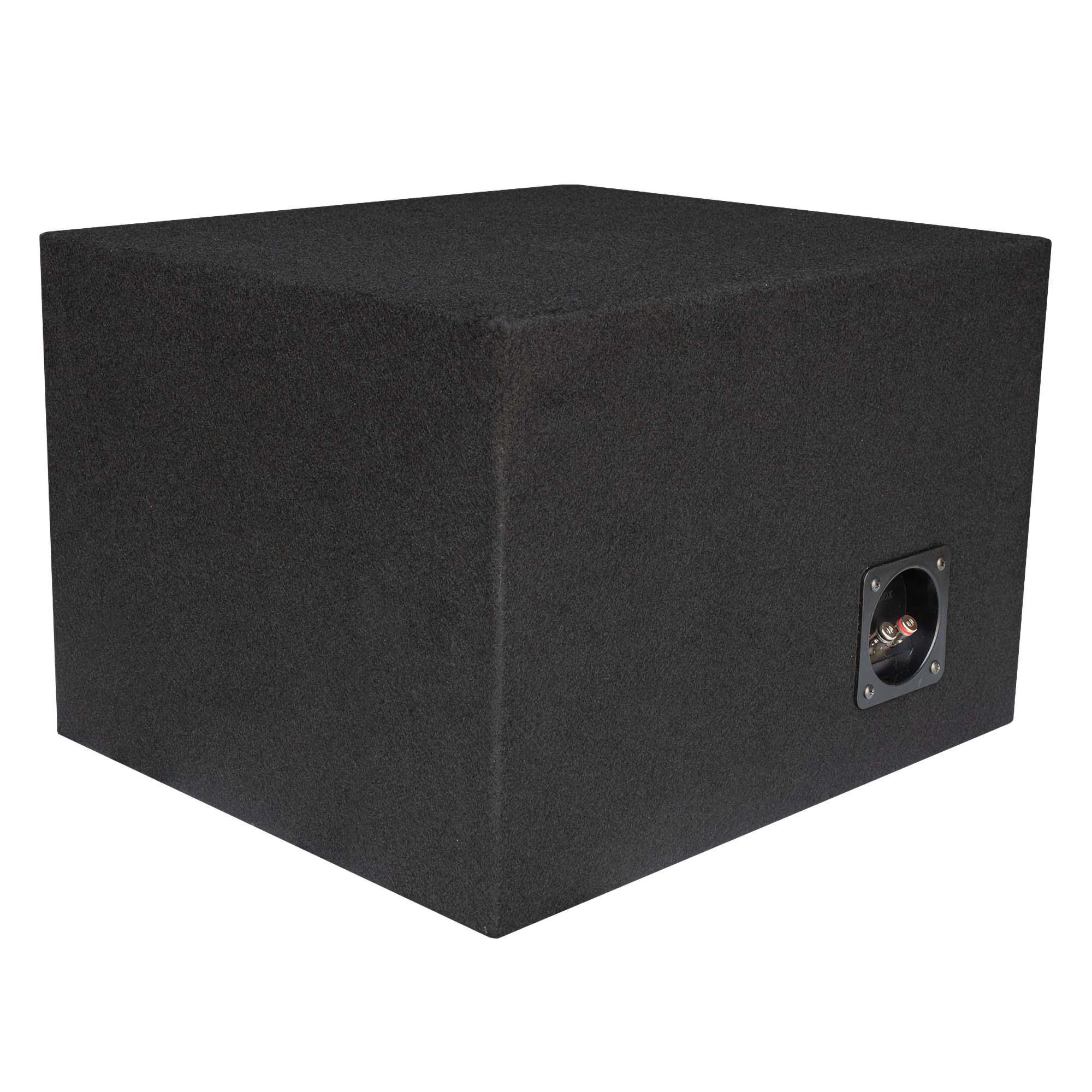 Alpine R2-W10D4 R Series 10 Dual 4-Ohm Subwoofer with SoundBox E Series Single 10-Inch Vented Subwoofer Enclosure Bundle