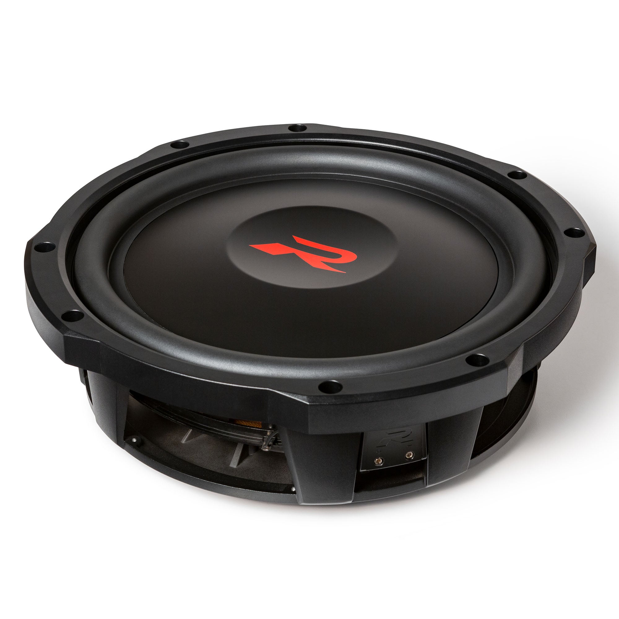 Alpine RS-W12D2 R Series 12 Dual 2-Ohm Shallow Subwoofer 600 Watts with Alpine KTE-RS12G 12-Inche Grille for R Series Shallow Subwoofers Bundle