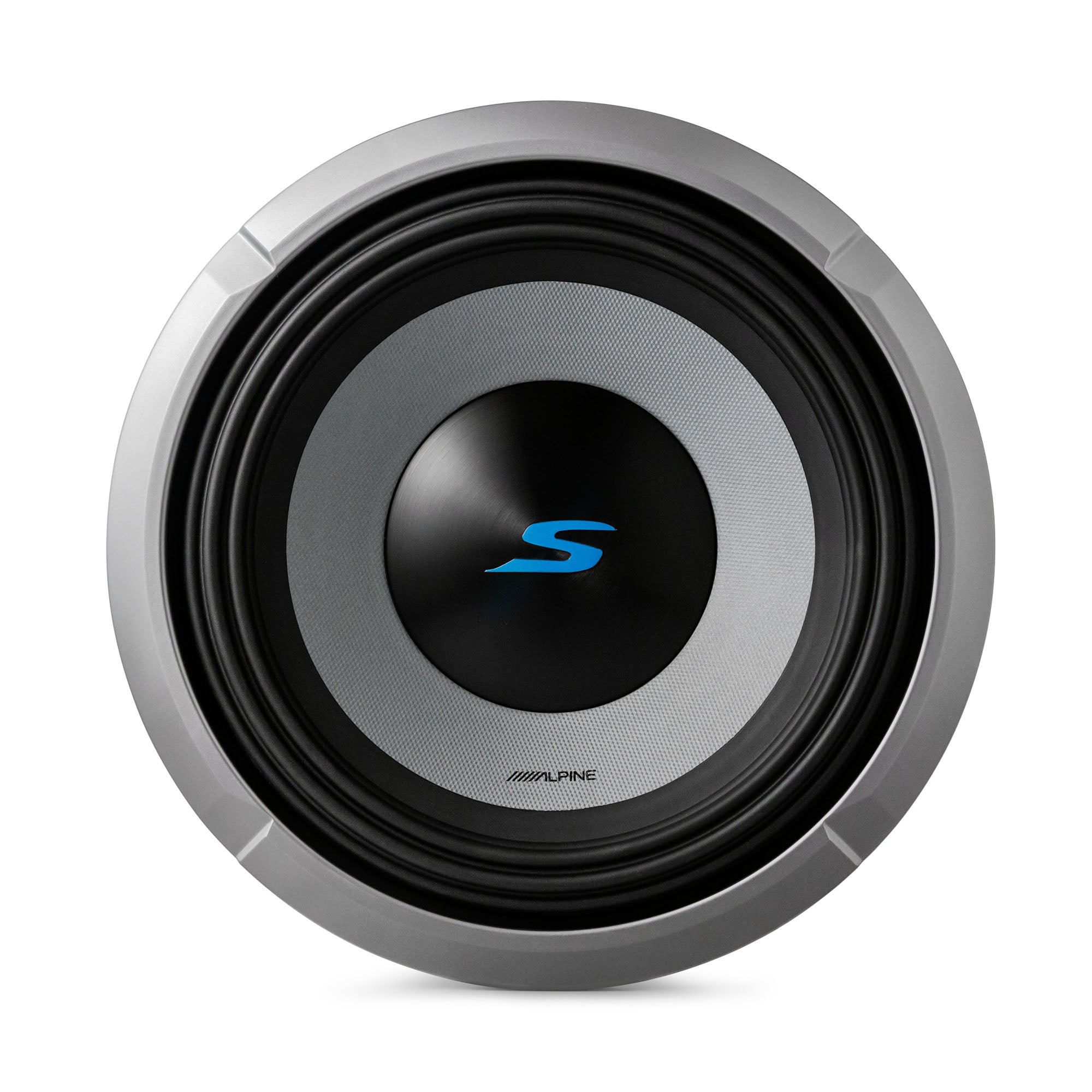 Alpine S2-W10D2 S Series 10 Dual 2-Ohm Subwoofer 1800W with SoundBox E Series Single 10-Inch Vented Subwoofer Enclosure Bundle