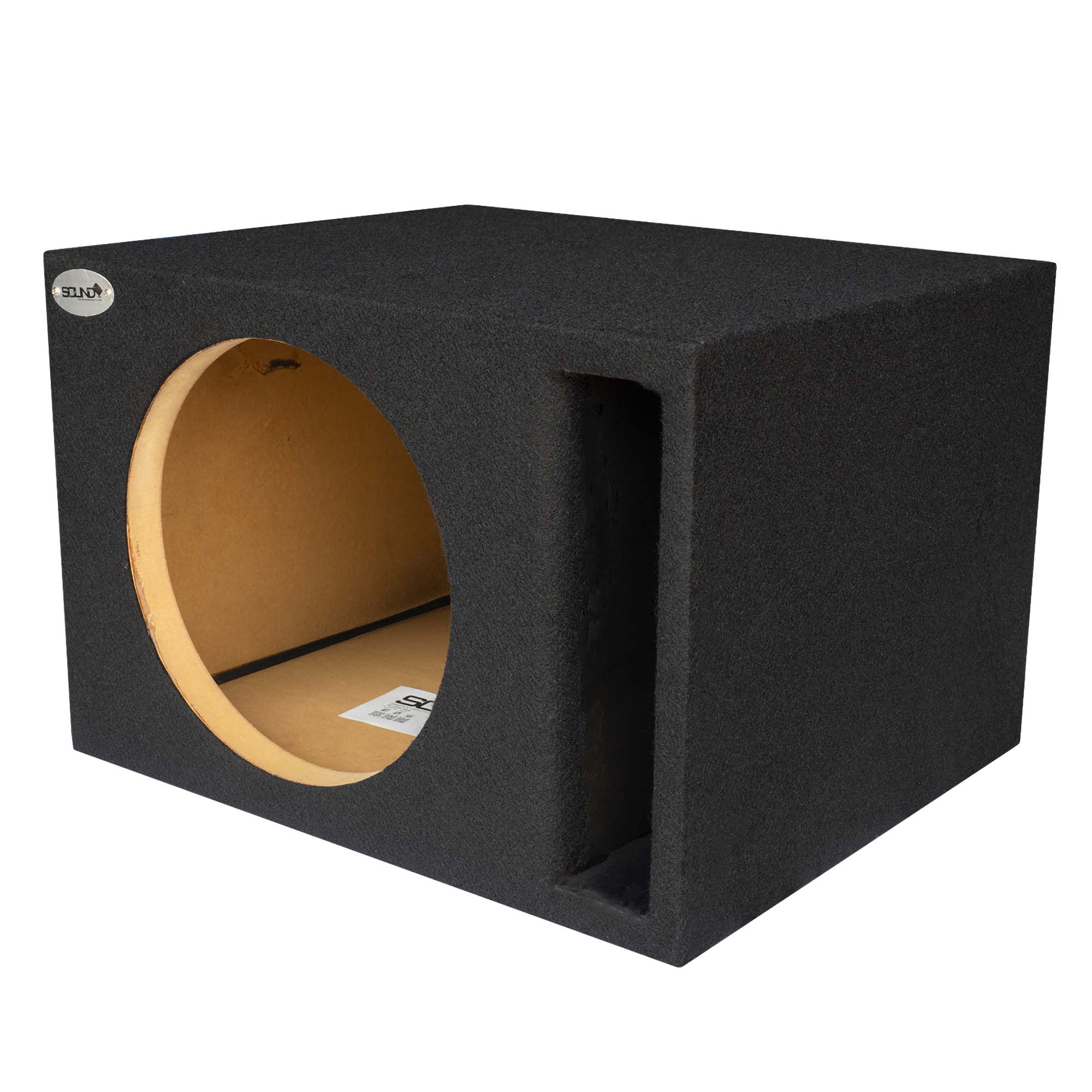 Alpine S2-W10D2 S Series 10 Dual 2-Ohm Subwoofer 1800W with SoundBox E Series Single 10-Inch Vented Subwoofer Enclosure Bundle