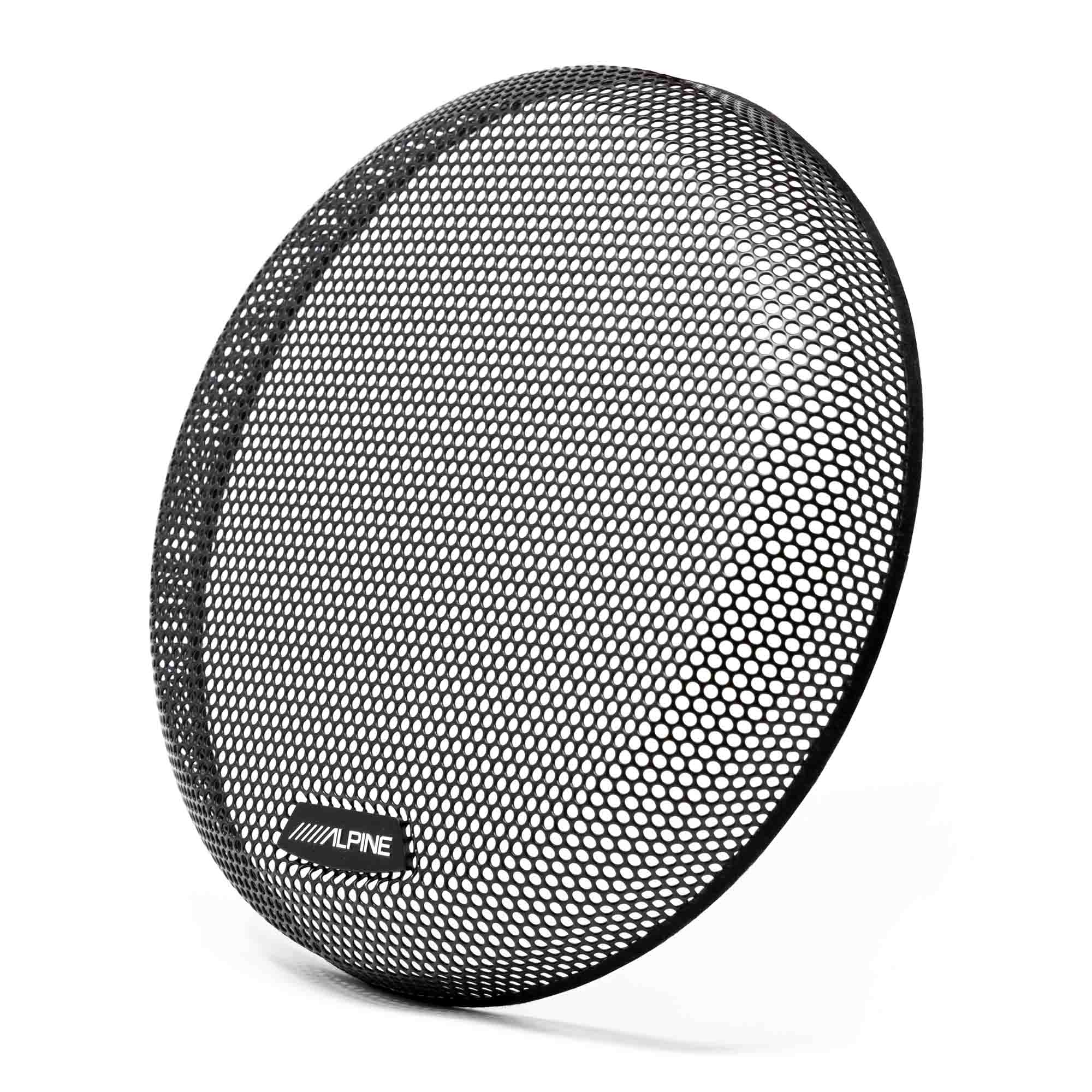 Alpine S2-W12D2 S Series 12 Dual 2-Ohm Subwoofer 1800W with Alpine KTE-12G.3 12-Inch Grille for Select Alpine Subwoofers Bundle