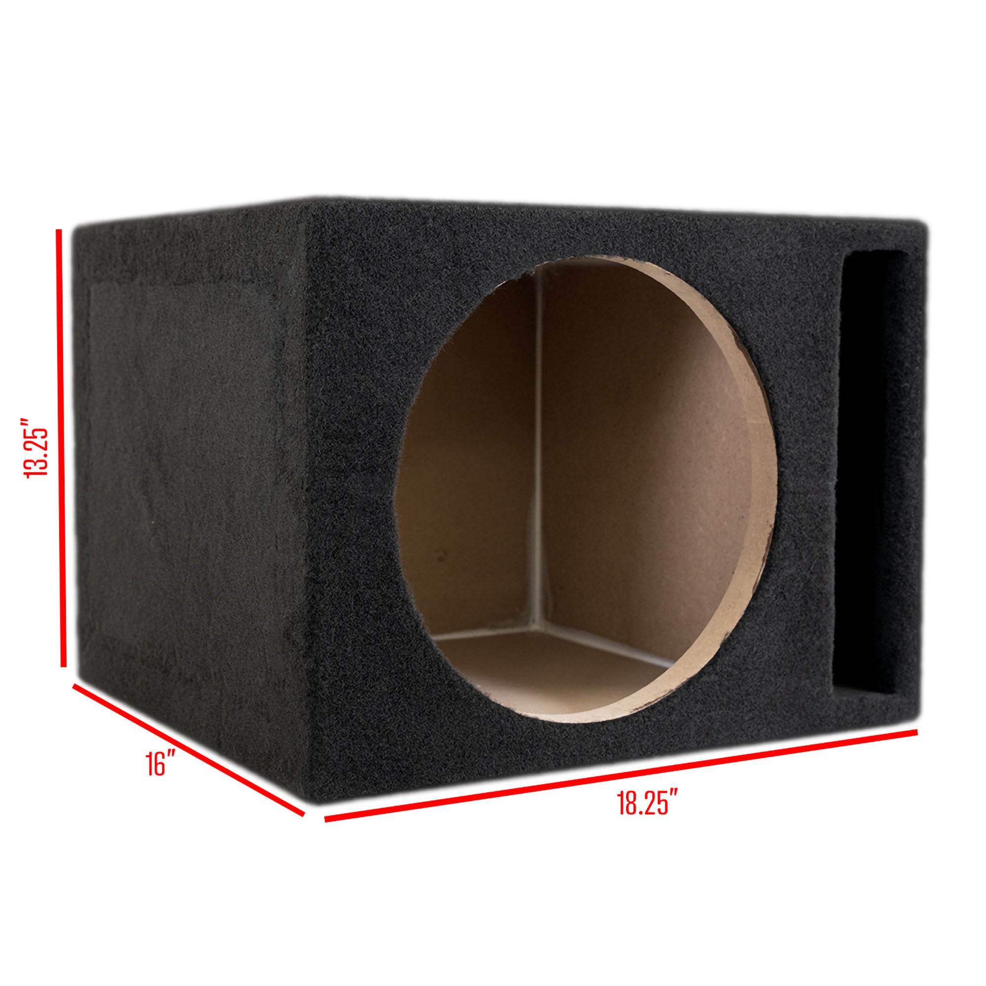 Alpine S2-W12D2 S Series 12 Dual 2-Ohm Subwoofer 1800W with SoundBox E Series Single 12-Inch Vented Subwoofer Enclosure Bundle