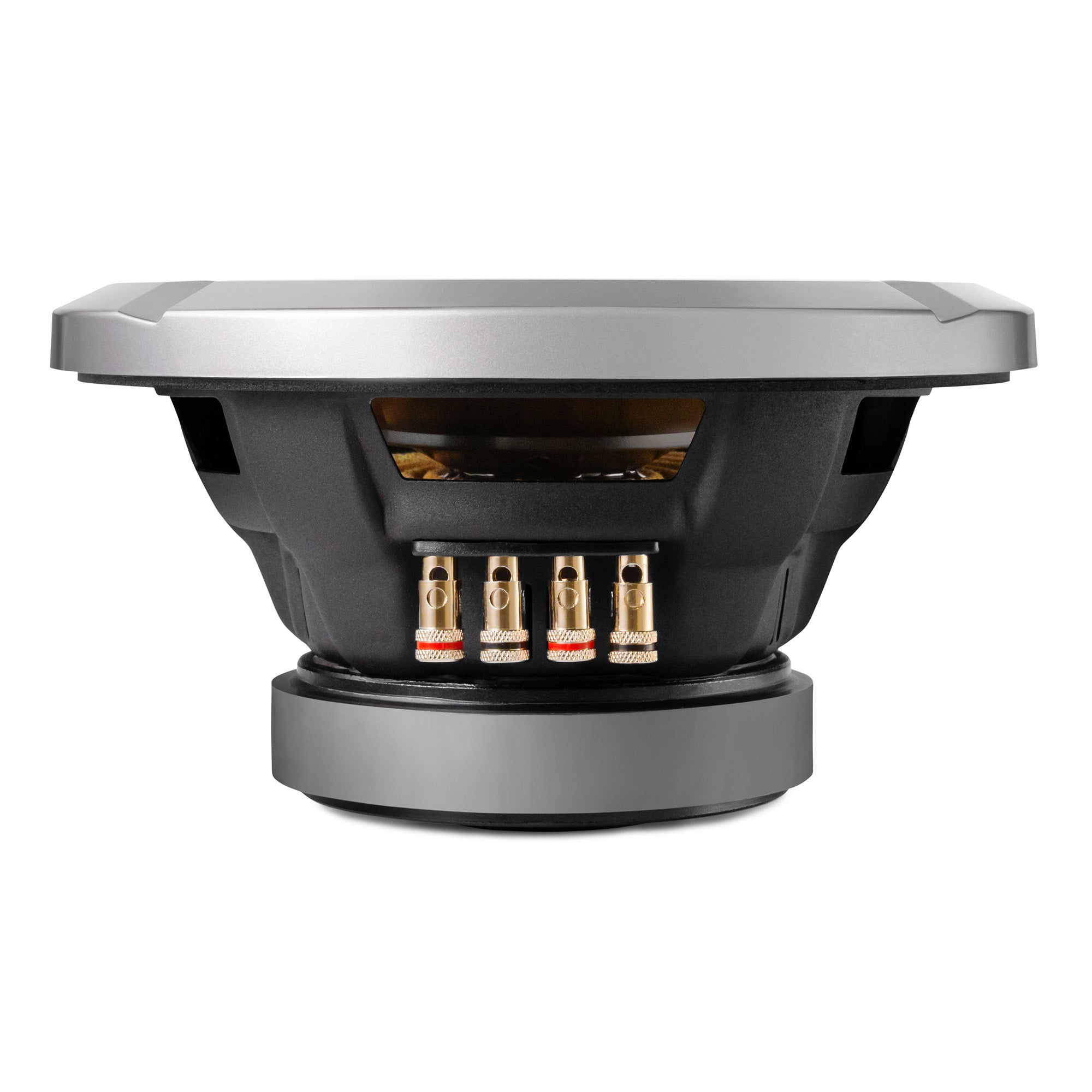 Alpine S2-W8D4 S Series 8 Dual 4-Ohm Subwoofer 900W with Alpine KTE-8G.3 8-Inch Grille for Select Apline Subwoofer Bundle