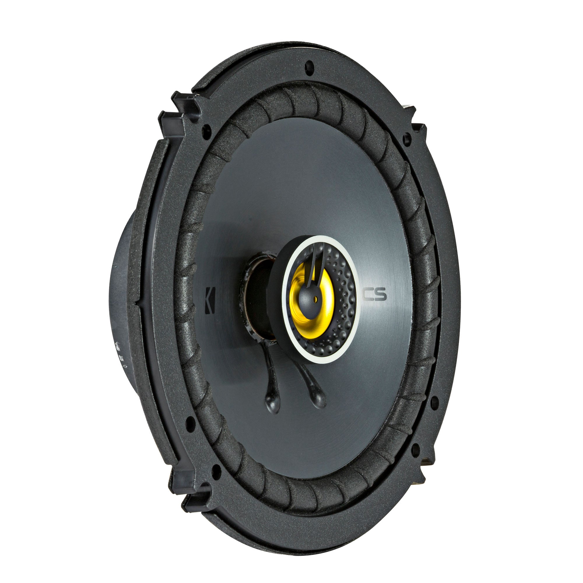 Kicker 46CSC654 CS Series 6.5 Inches Coaxial Speakers – 2 Pairs (4 Speakers), 2-Way Car Audio Upgrade, 300W Peak Power, EVC Technology, Polypropylene Cone, Zero-Protrusion Tweeters