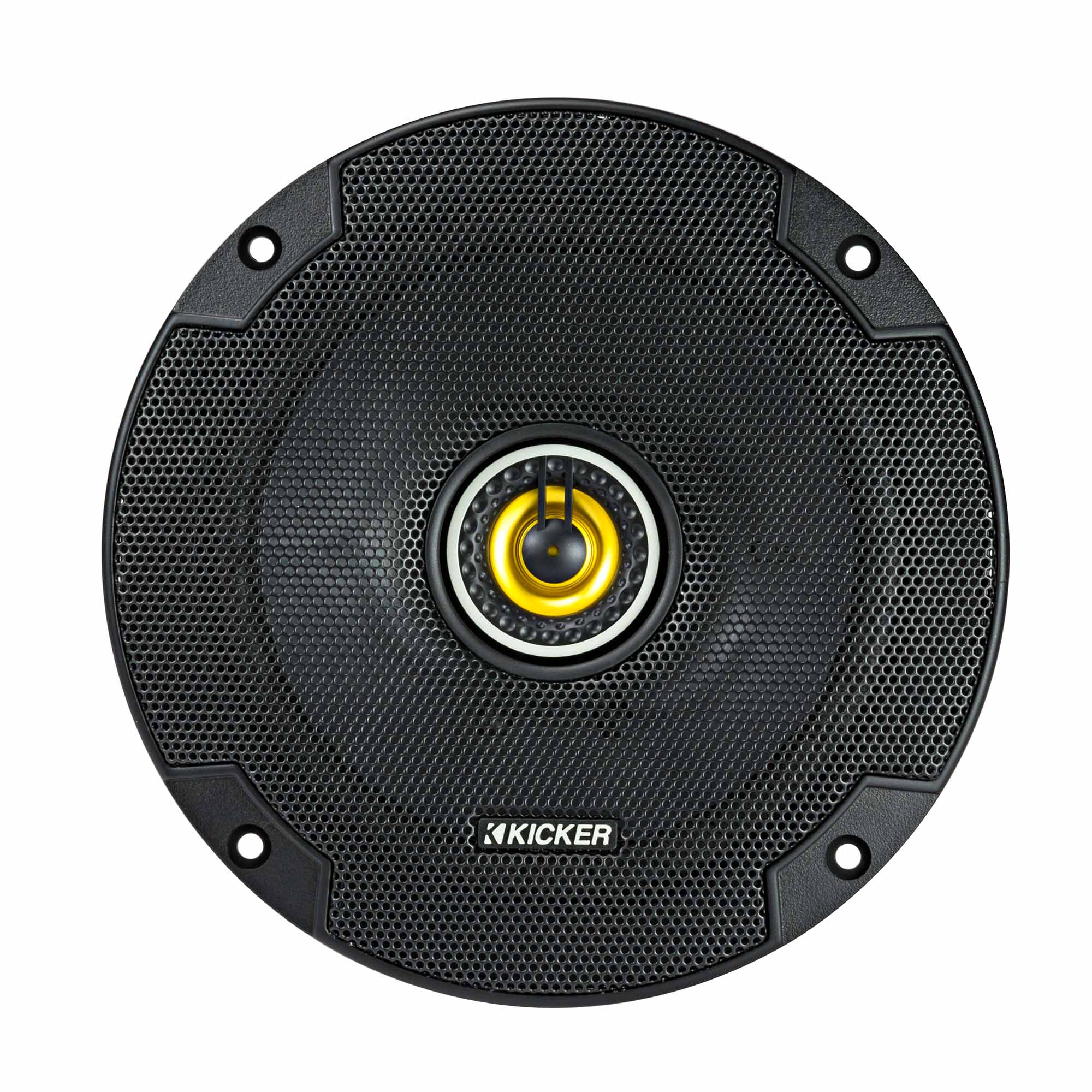 Kicker 46CSC654 CS Series 6.5 Inches Coaxial Speakers – 2 Pairs (4 Speakers), 2-Way Car Audio Upgrade, 300W Peak Power, EVC Technology, Polypropylene Cone, Zero-Protrusion Tweeters