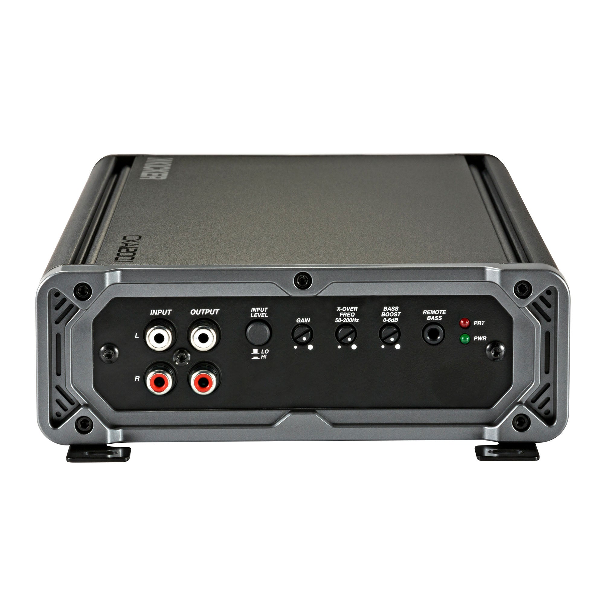 Kicker 46CXA12001 Mono Class D Subwoofer Amplifier & AudioControl LC1i 2-Channel Line Output Converter – 1200W Power, KickEQ Bass Boost, 40V Speaker-Level Input, OEM Integration, Subwoofer System Upgrade