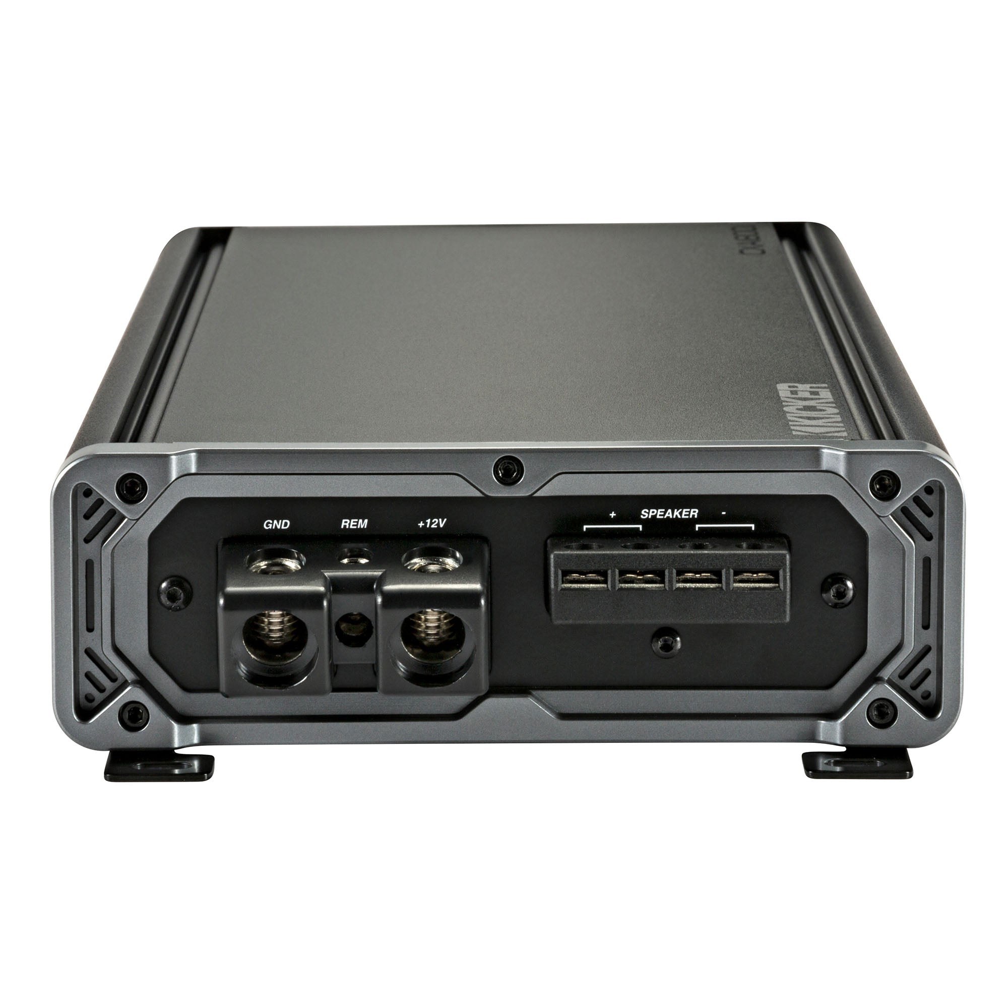 Kicker 46CXA18001 1800W CX Series Mono Class D Subwoofer Amplifier + SoundBox T4AW-R 4 Gauge Amp Kit Bundle – Complete Install Wiring, 4500W, 12dB Crossover, KickEQ Bass Boost