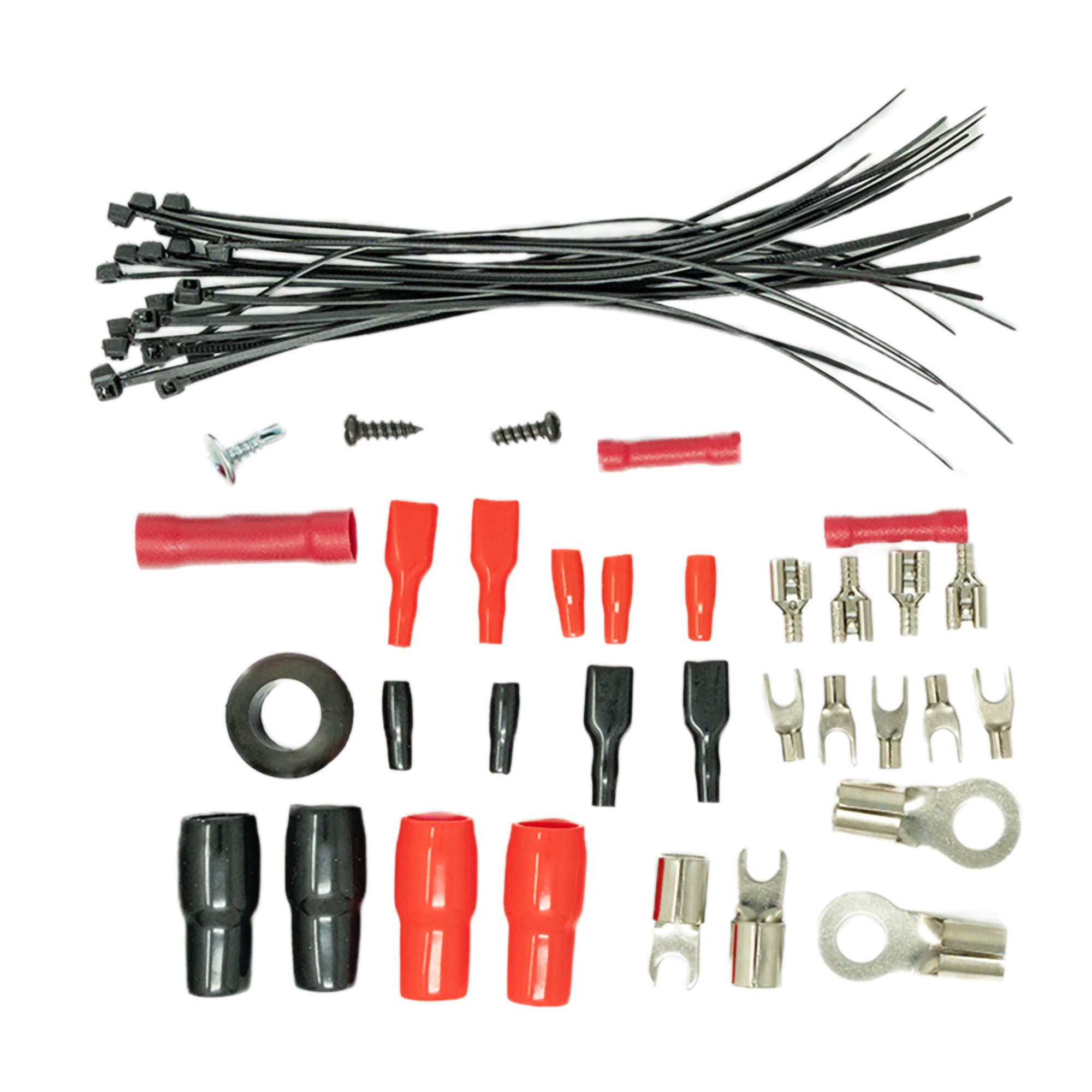 Kicker 46CXA18001 1800W CX Series Mono Class D Subwoofer Amplifier + SoundBox T4AW-R 4 Gauge Amp Kit Bundle – Complete Install Wiring, 4500W, 12dB Crossover, KickEQ Bass Boost