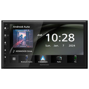 Kenwood DMX40S, 6.8" Double DIN Digital Media Receiver w/ CarPlay & Android Auto
