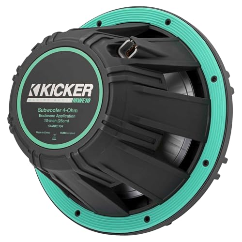 Kicker MWE10, MWE 10" Premium Marine Subwoofer (for Enclosure Applications) 4-Ohm (51MWE104)